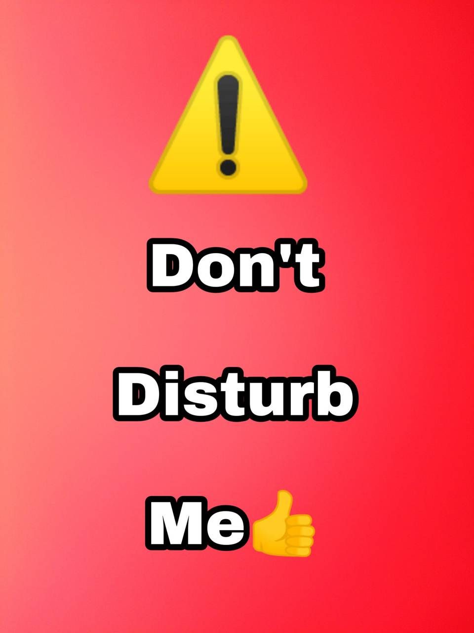 Dont Disturb me wallpaper