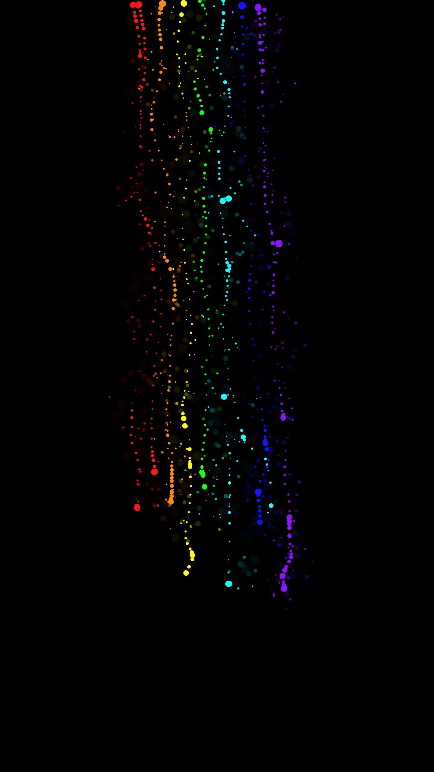 Download wallpaper 1440x2560 glare, bokeh, rainbow, colorful