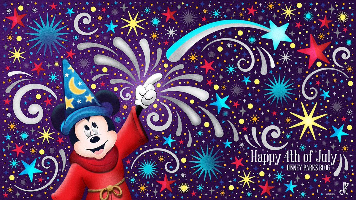 Disney Parks Fourth of July magic to your desktop
