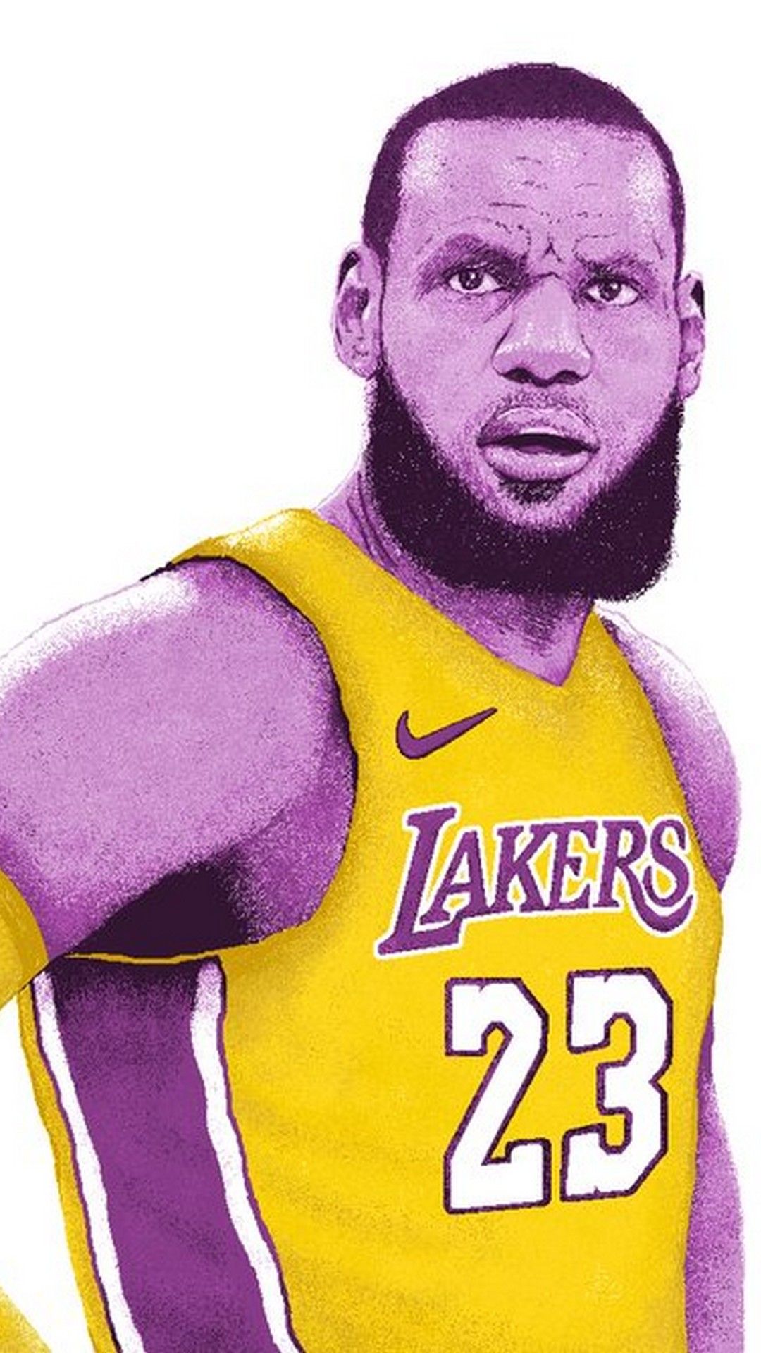Wallpaper LeBron James LA Lakers iPhone Basketball Wallpaper