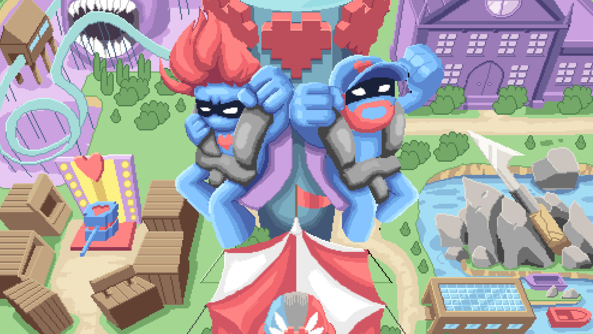 Wallpaper Pegboard Nerds Hearts EP