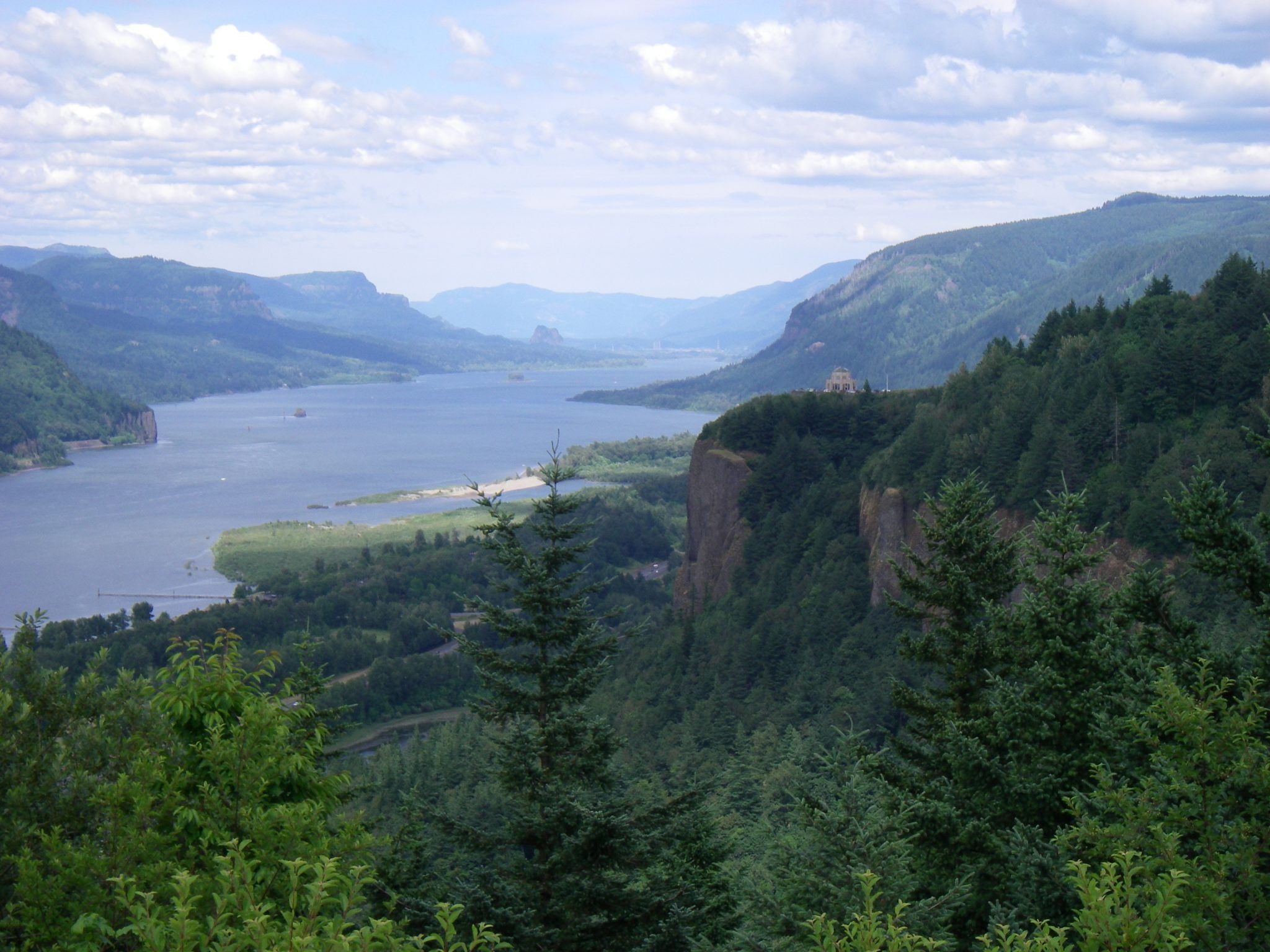 Multnomah Falls Columbia River Gorge Waterfalls Mount Hood Loop