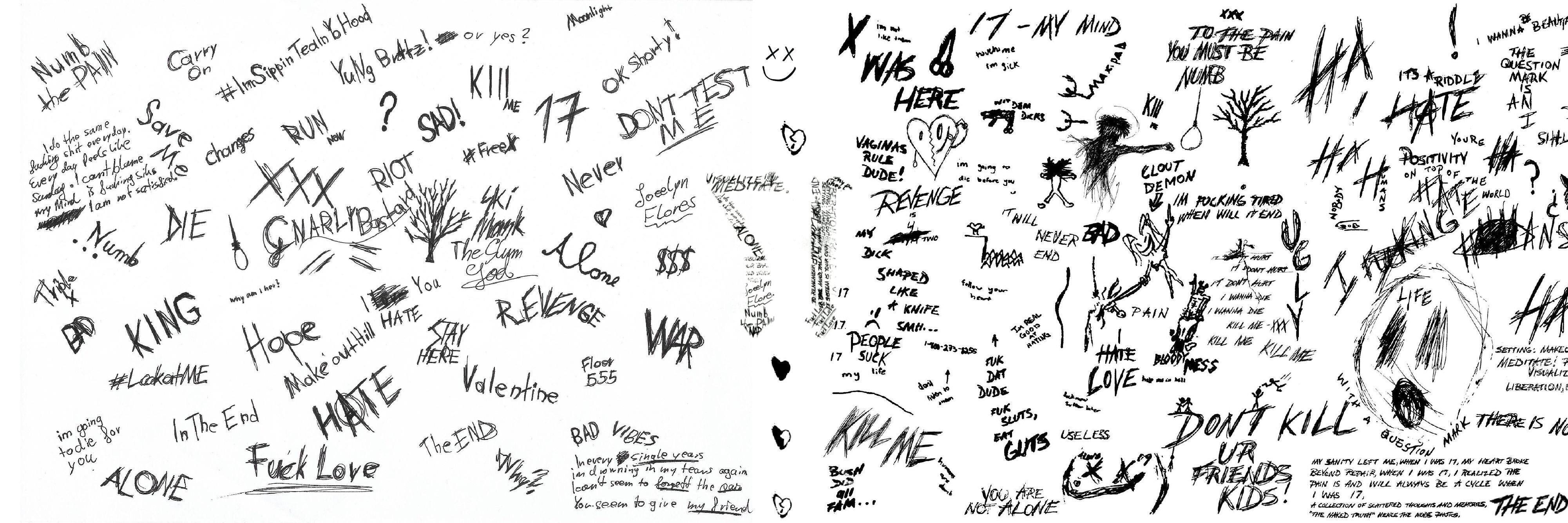 Heart Xxxtentacion Laptop Wallpaper