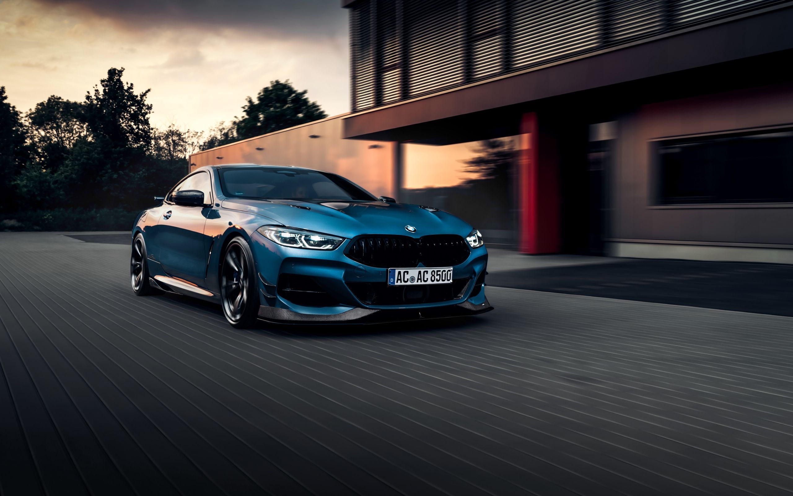 BMW, M850i, Blue, Car, Grand Tourer, Luxury Wallpaper