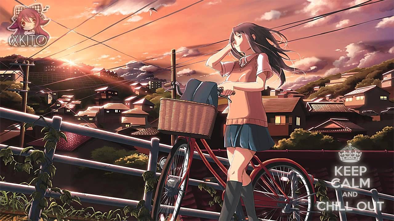 ▻KEEP CALM AND CHILL OUT OCTOBER 2013◅ ヽ( ≧ω≦)ﾉ [1 HOUR CHILL MUSIC]. アニメの風景, 自転車アート, 自転車