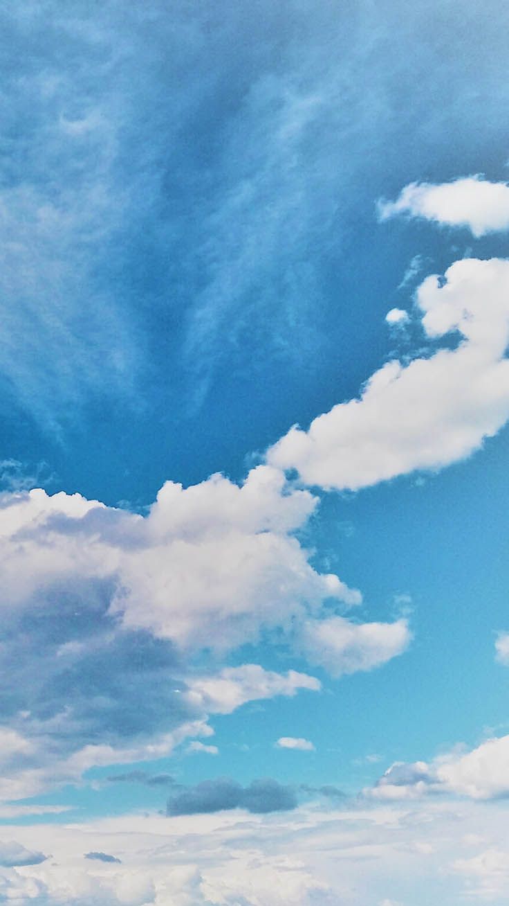 Blue Aesthetic Cloud Wallpaper