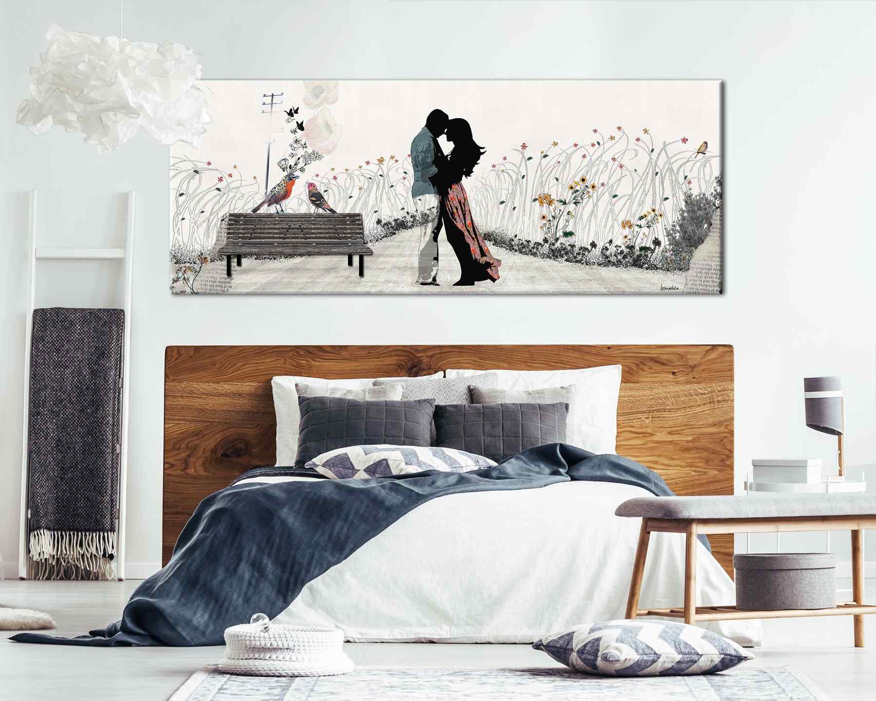 Most Beautiful Couple Bedroom Wallpaper Designs