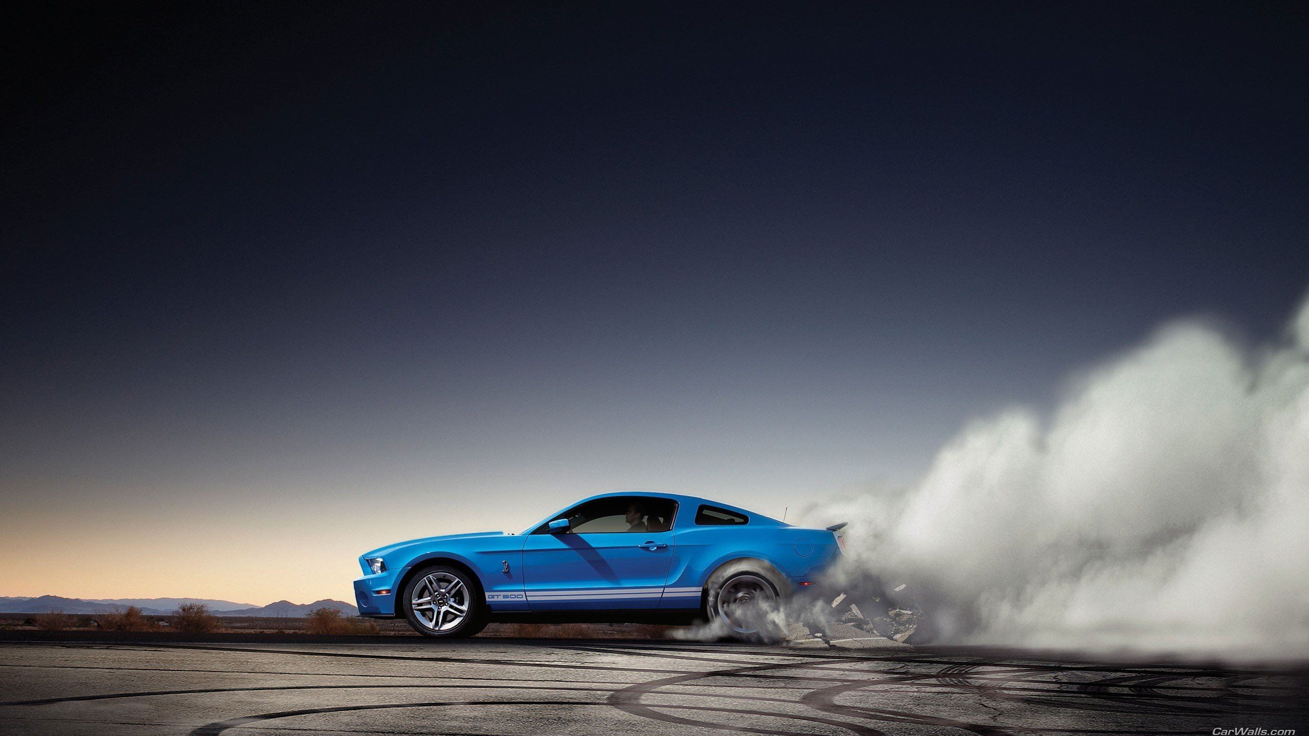 Ford Shelby Burnout 1440P Resolution HD 4k Wallpaper