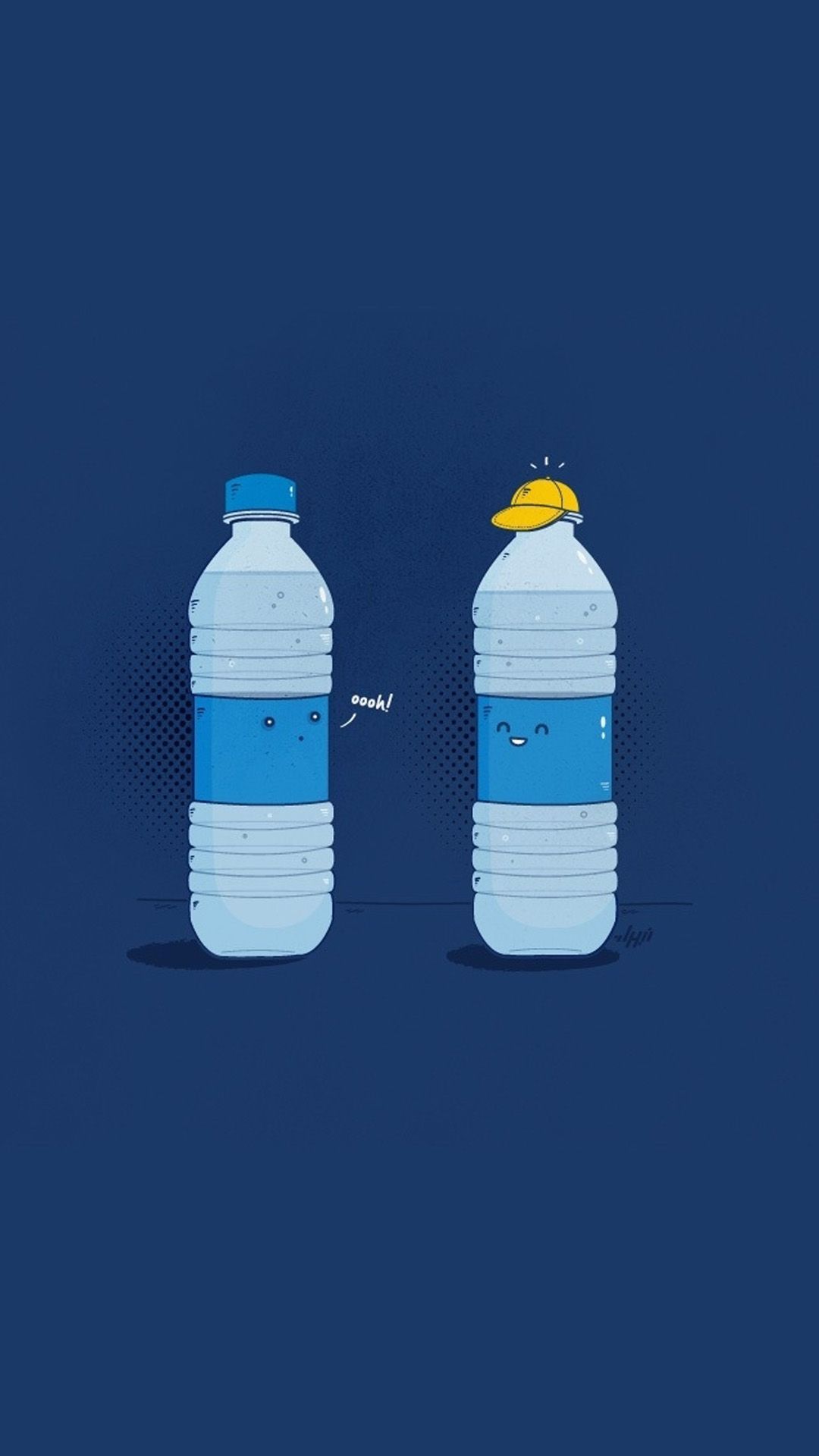 Cool Wallpaper Android site. Conceptual illustration, Creative poster design, Funny illustration
