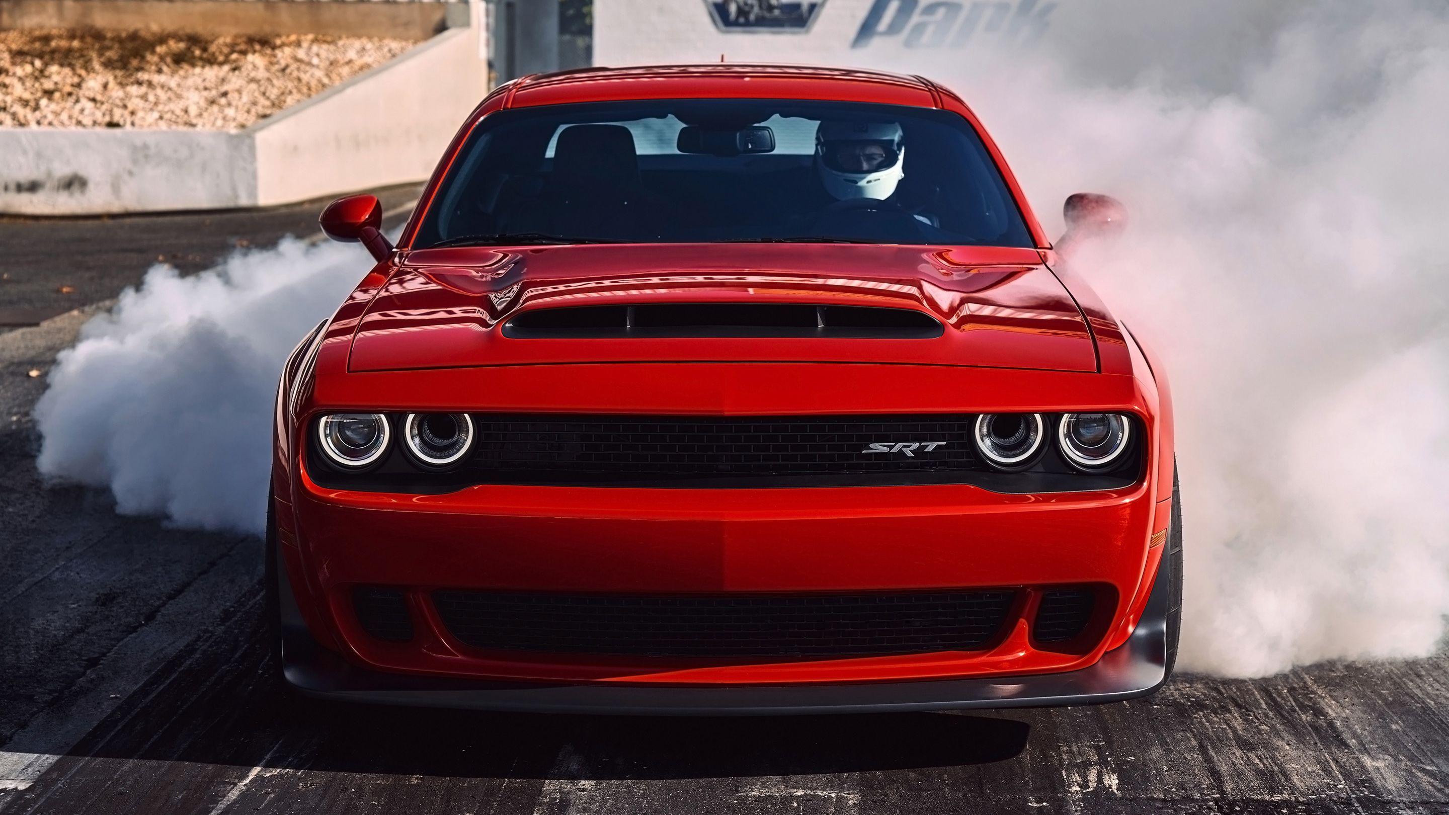 Muscle Car Burnout Wallpaper