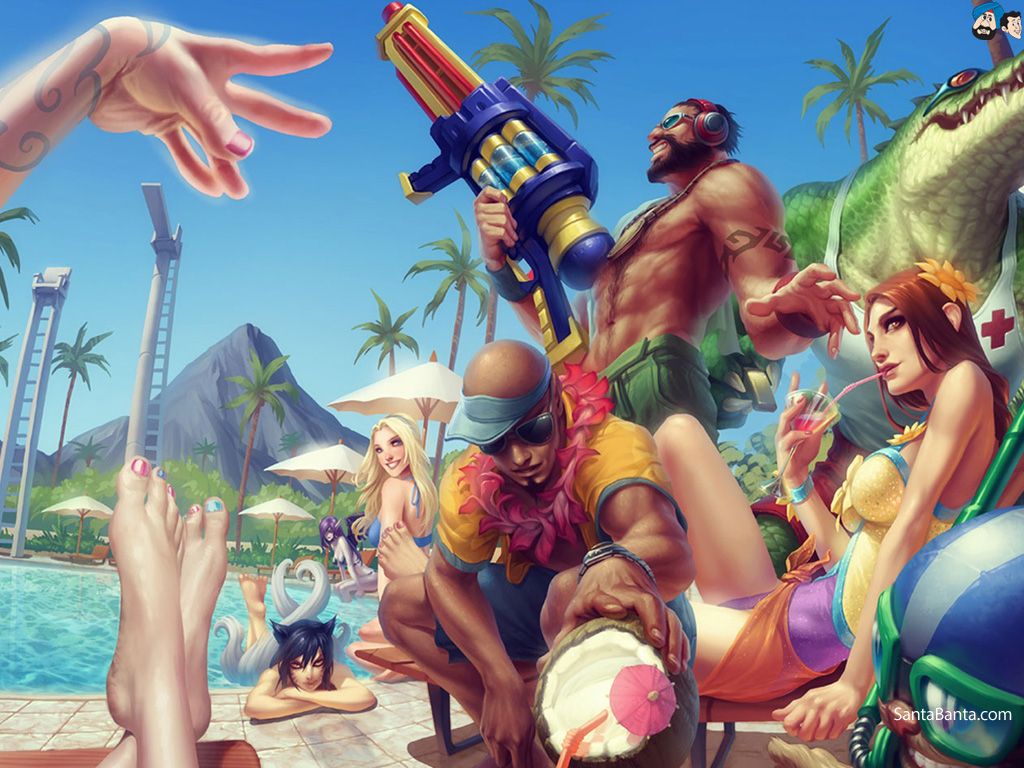 Free download League of Legends Pool Party [1024x768]