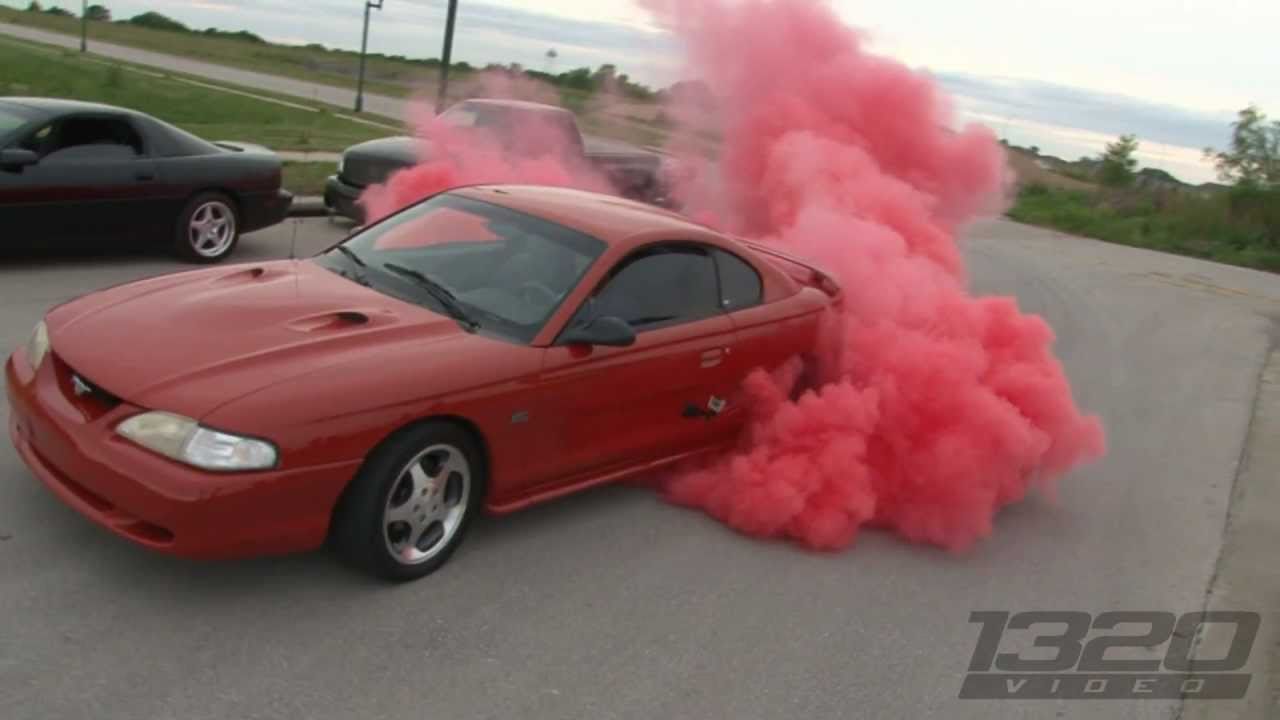 SN95 Mustang Tire Burnout