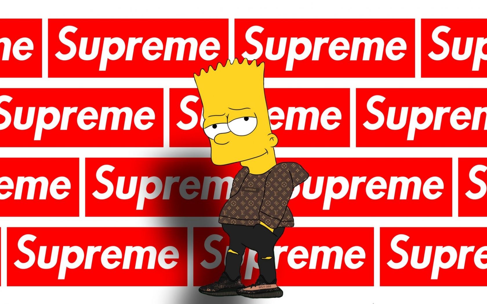 Free download Supreme Bart Simpson Wallpaper Top Supreme Bart