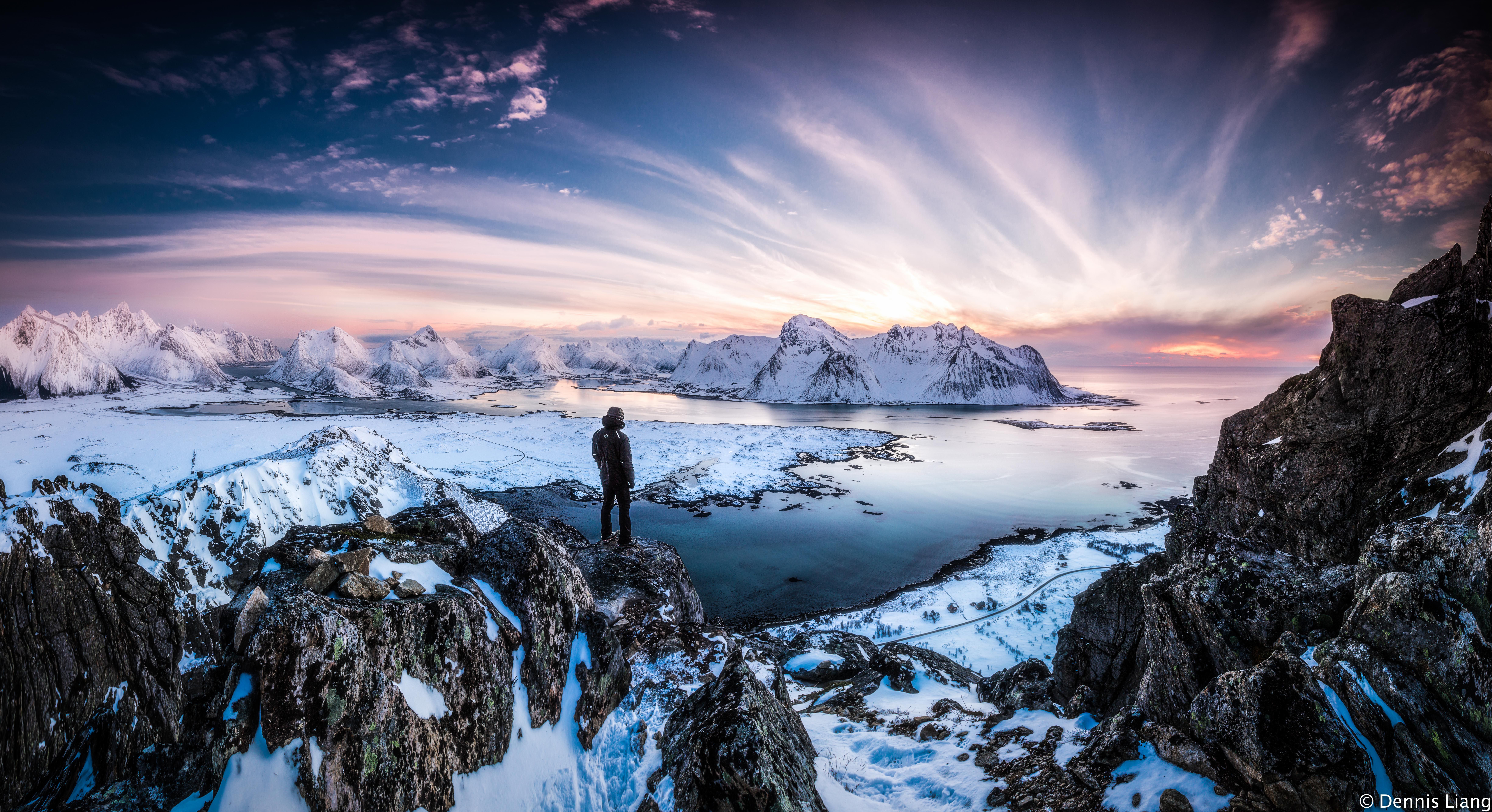 Standing At Lofoten Norway 10k, HD Photography, 4k Wallpaper, Image, Background, Photo and Picture