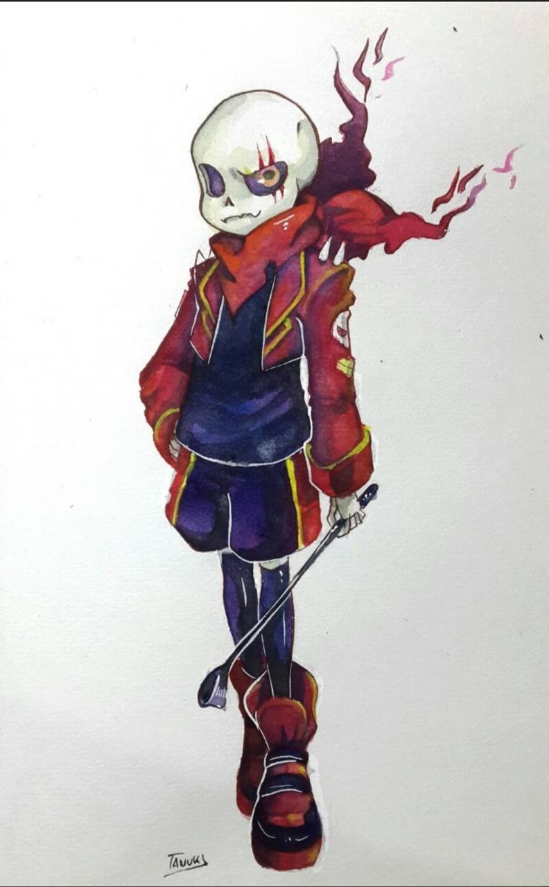 Swapfell sans wallpaper