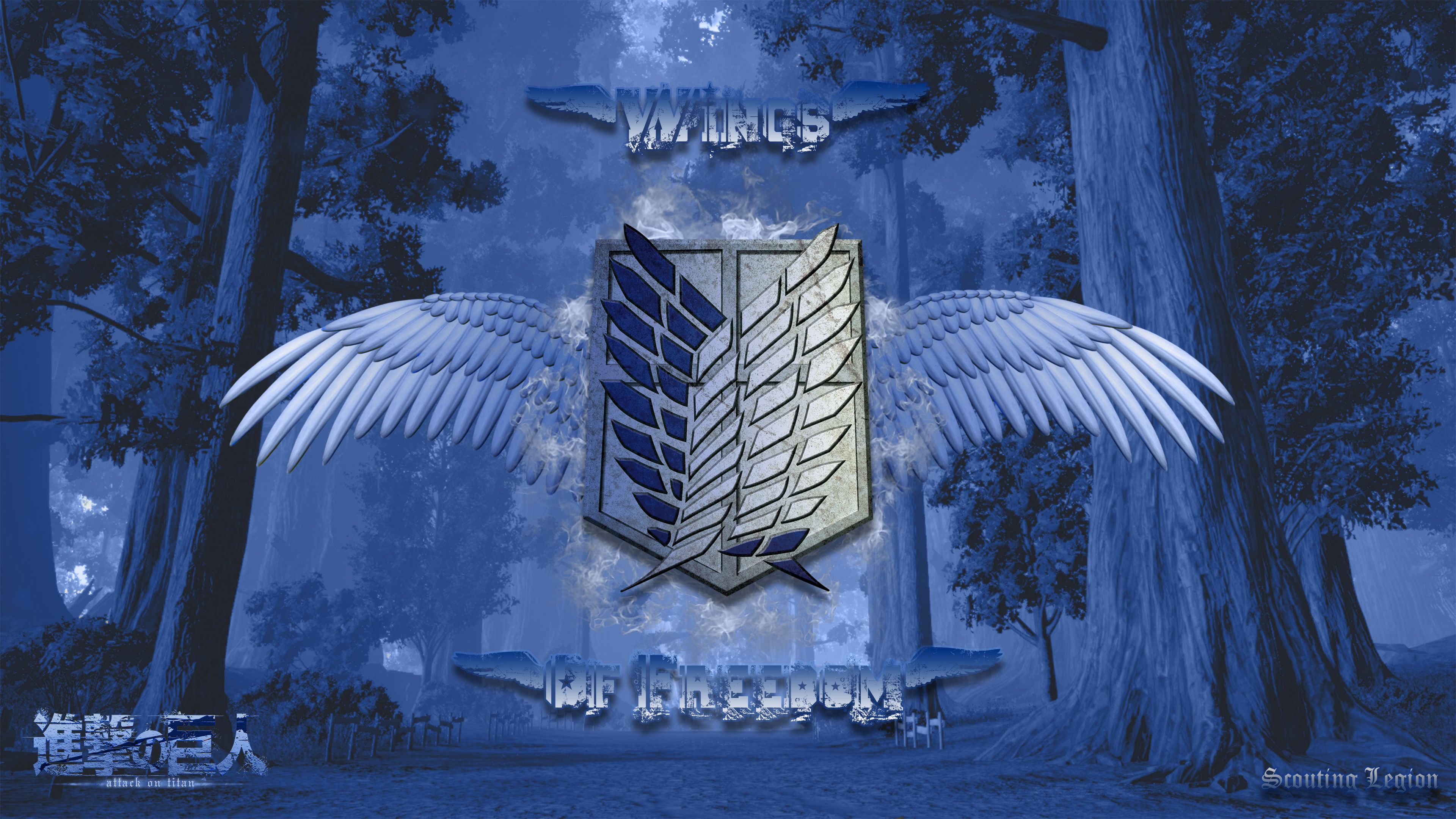 Scouting Legion: Wings Of Freedom 4k Ultra HD Wallpapers