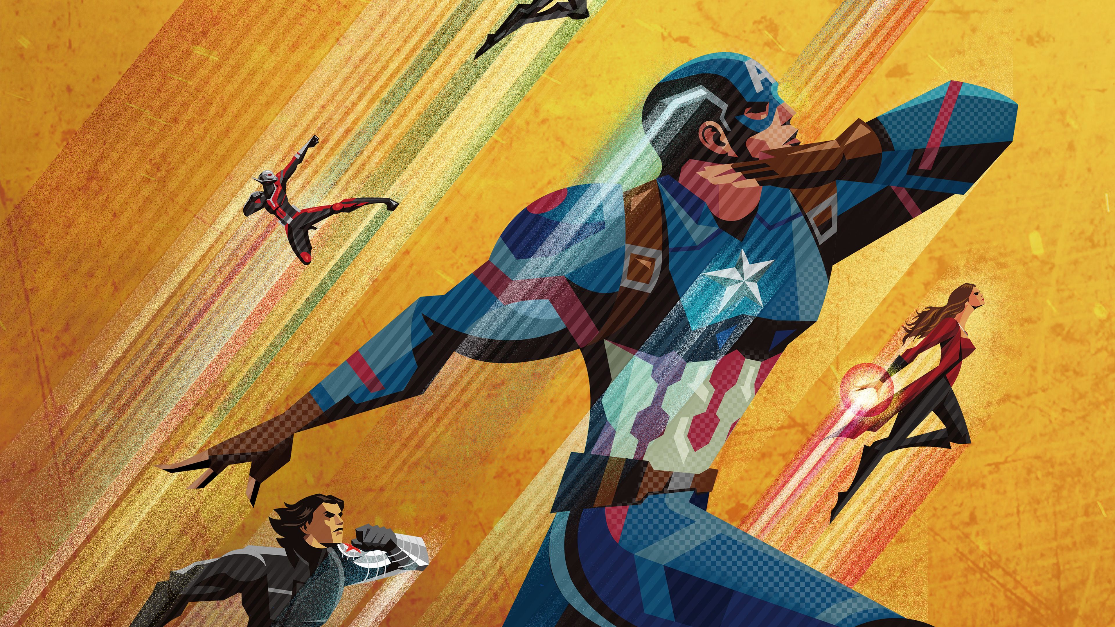 Wallpaper Captain America, Civil War, Poster, Movies