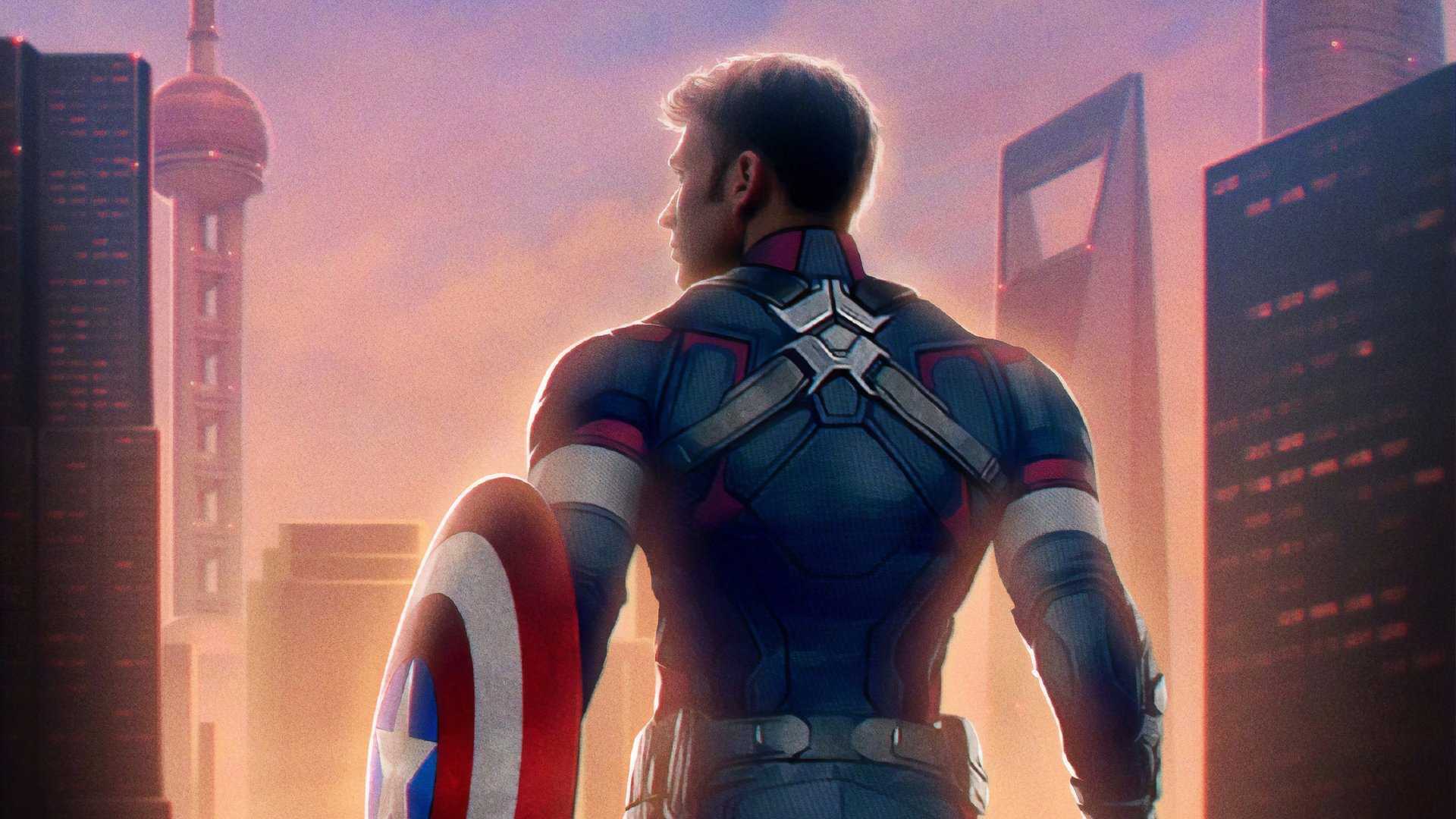 Captain America Avengers Endgame Chinese Poster HD Wallpaper