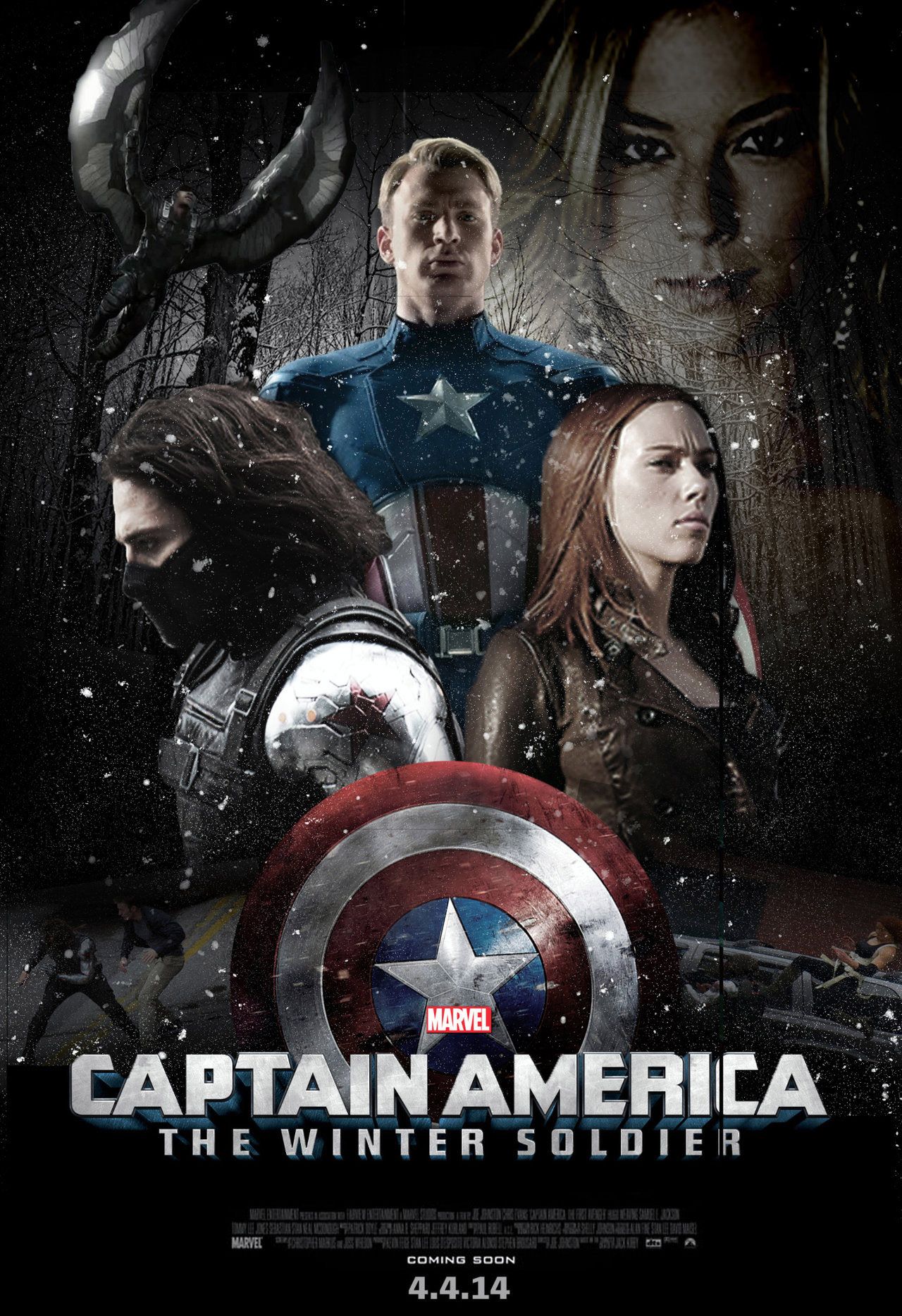 Captain America The Winter Soldier Poster Captain America