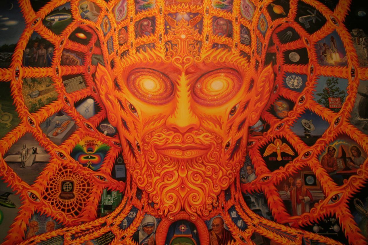 Alex Grey image I edited for your phone wallpaper or lock screen