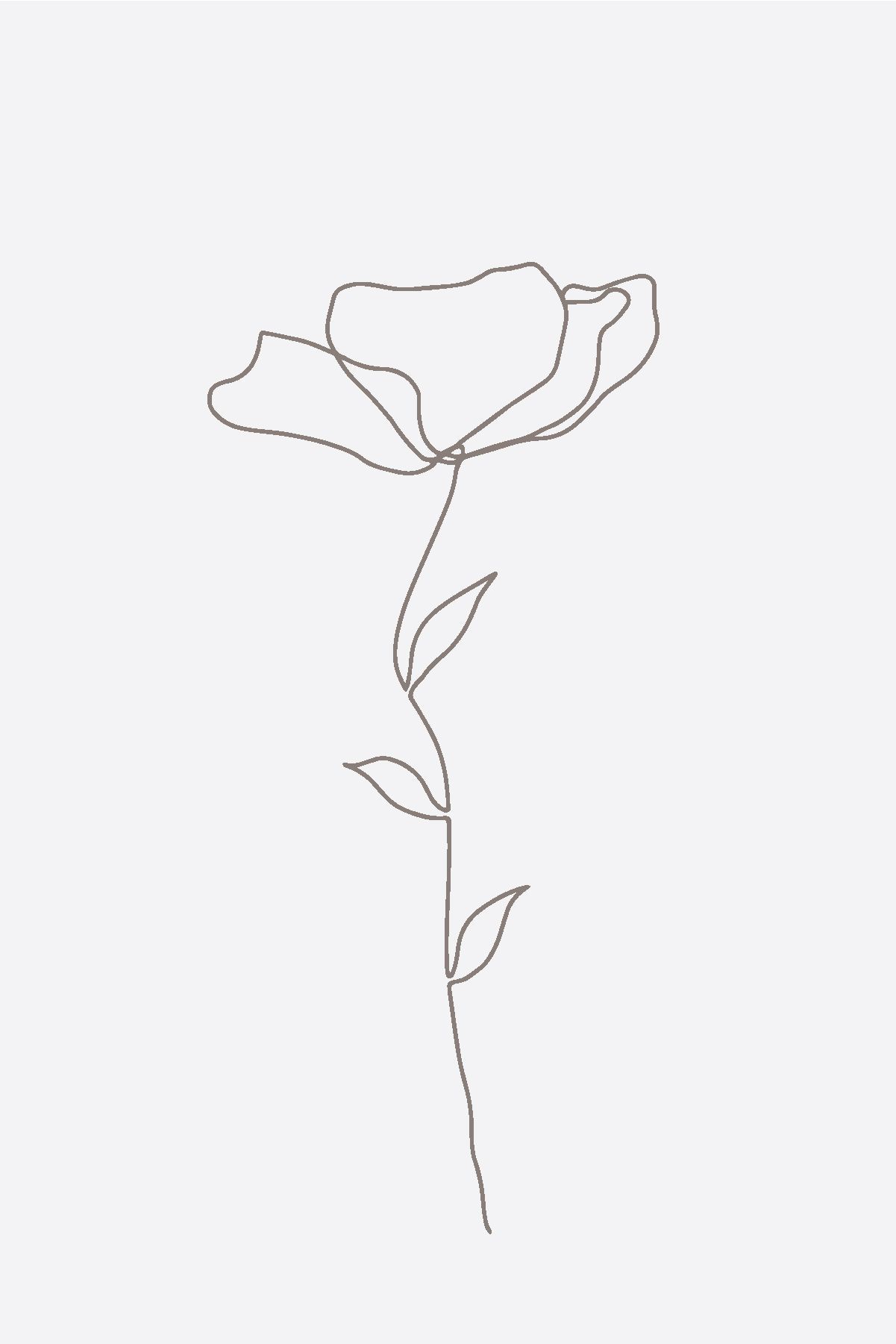 Minimalist Flowers Drawing Wallpapers - Wallpaper Cave