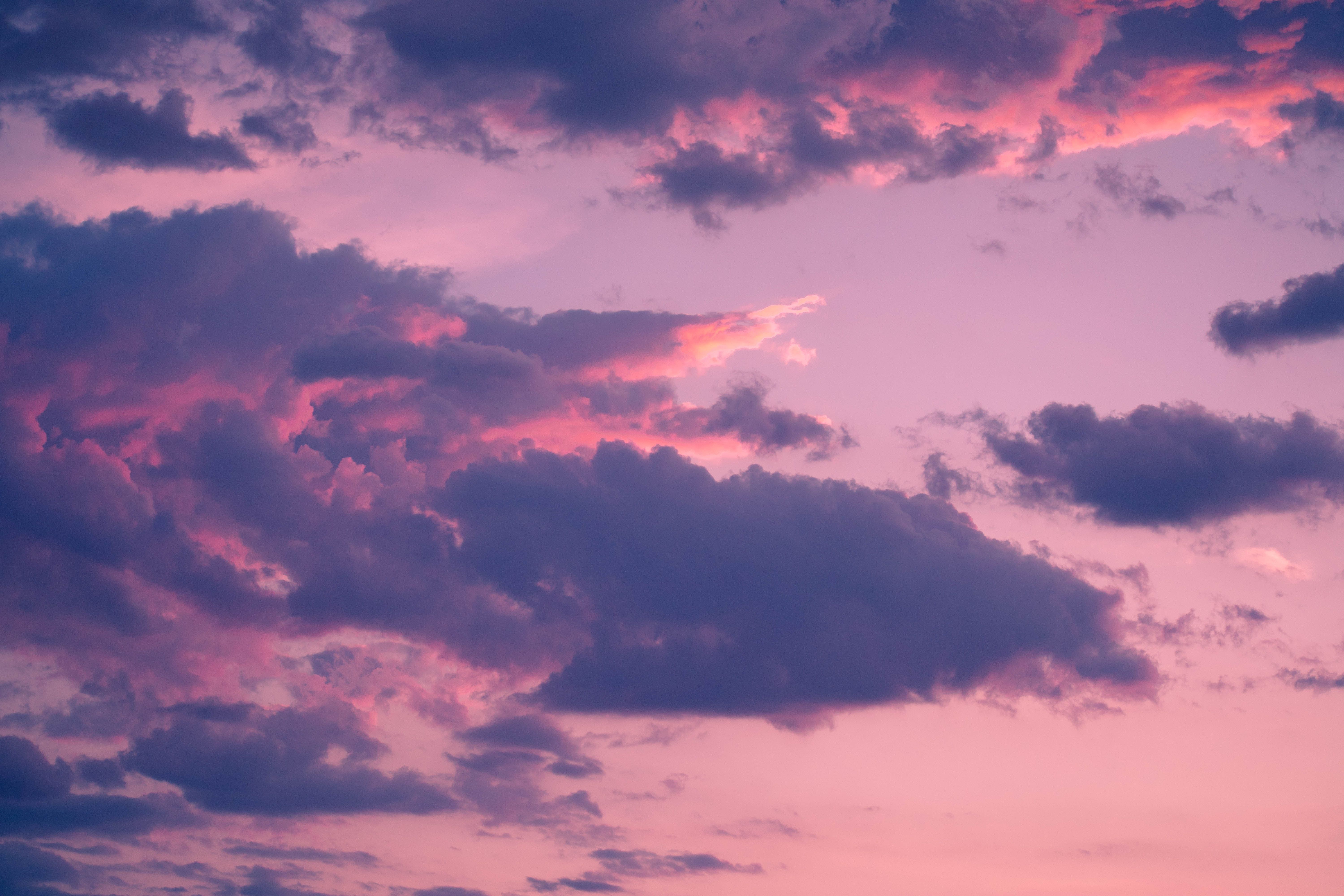 Purple Clouds Picture. Download Free Image