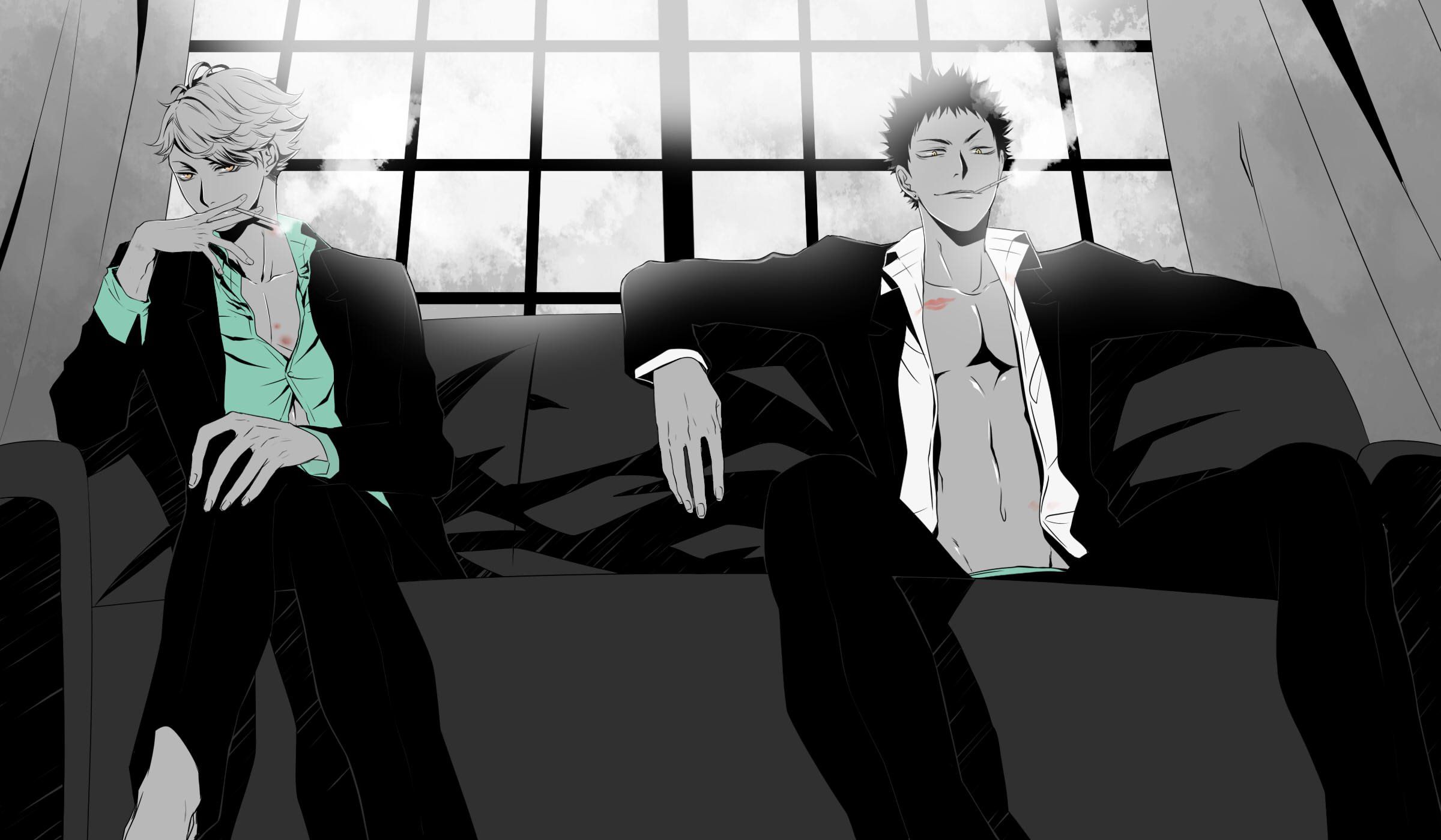 haikyuu, Ooikawa, Tooru, Iwaizumi, Hajime Wallpaper HD / Desktop and Mobile Background