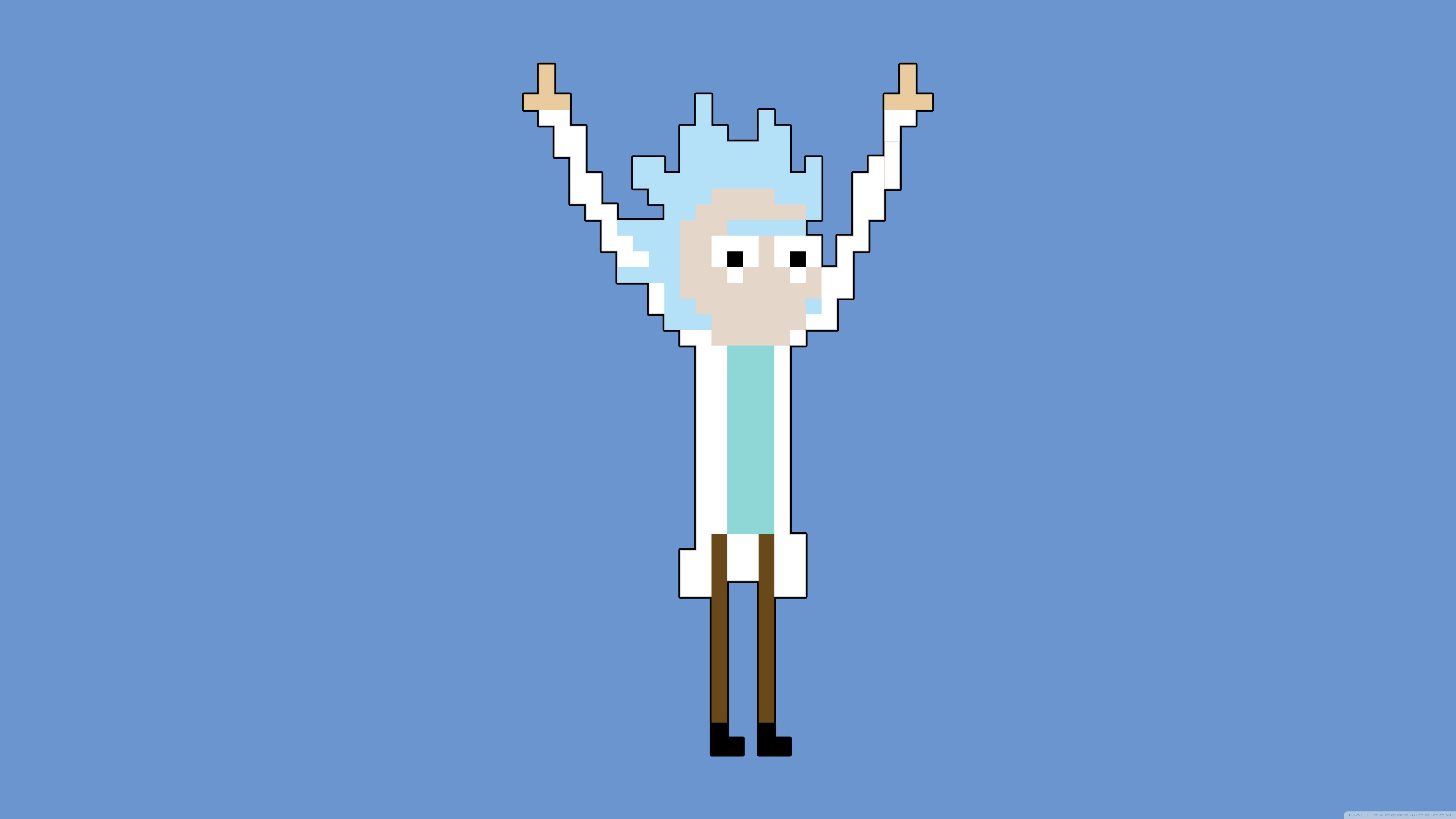 Standard Morty Pixel Art Wallpaper