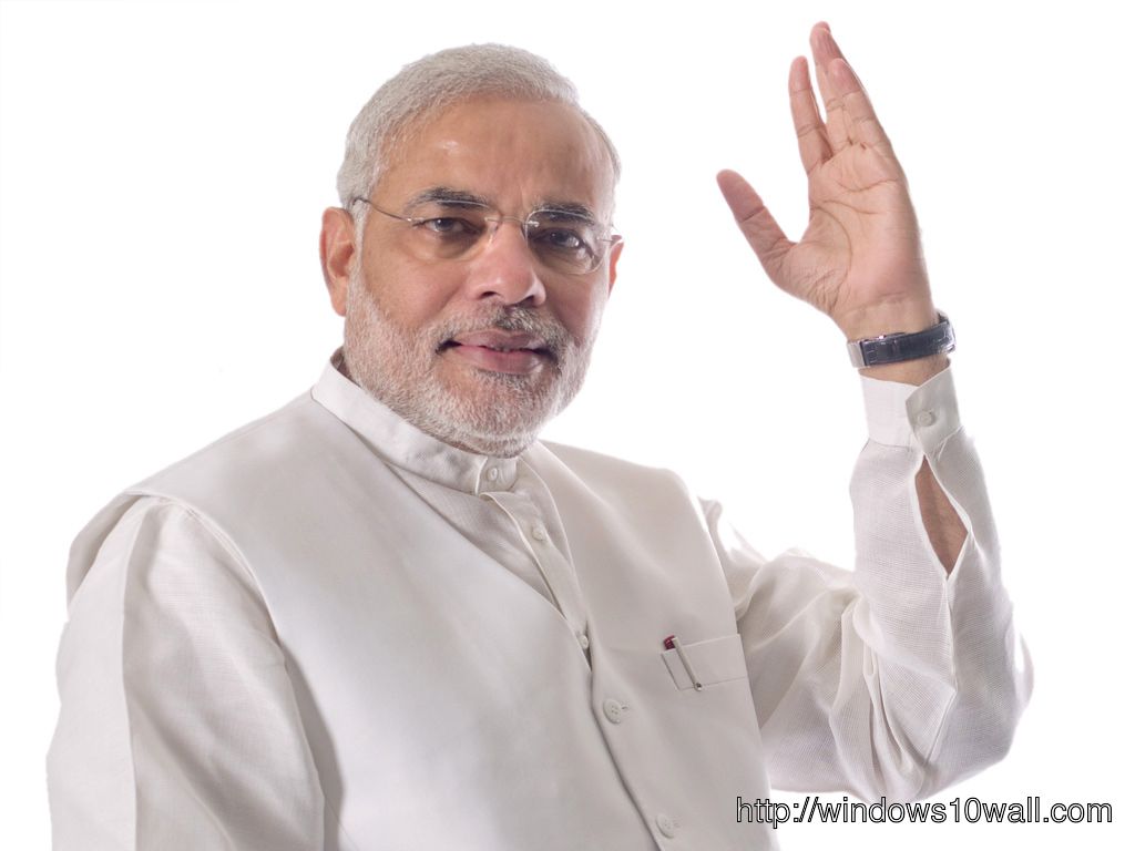 Narendra Modi in White Suite Wallpaper 10 Wallpaper