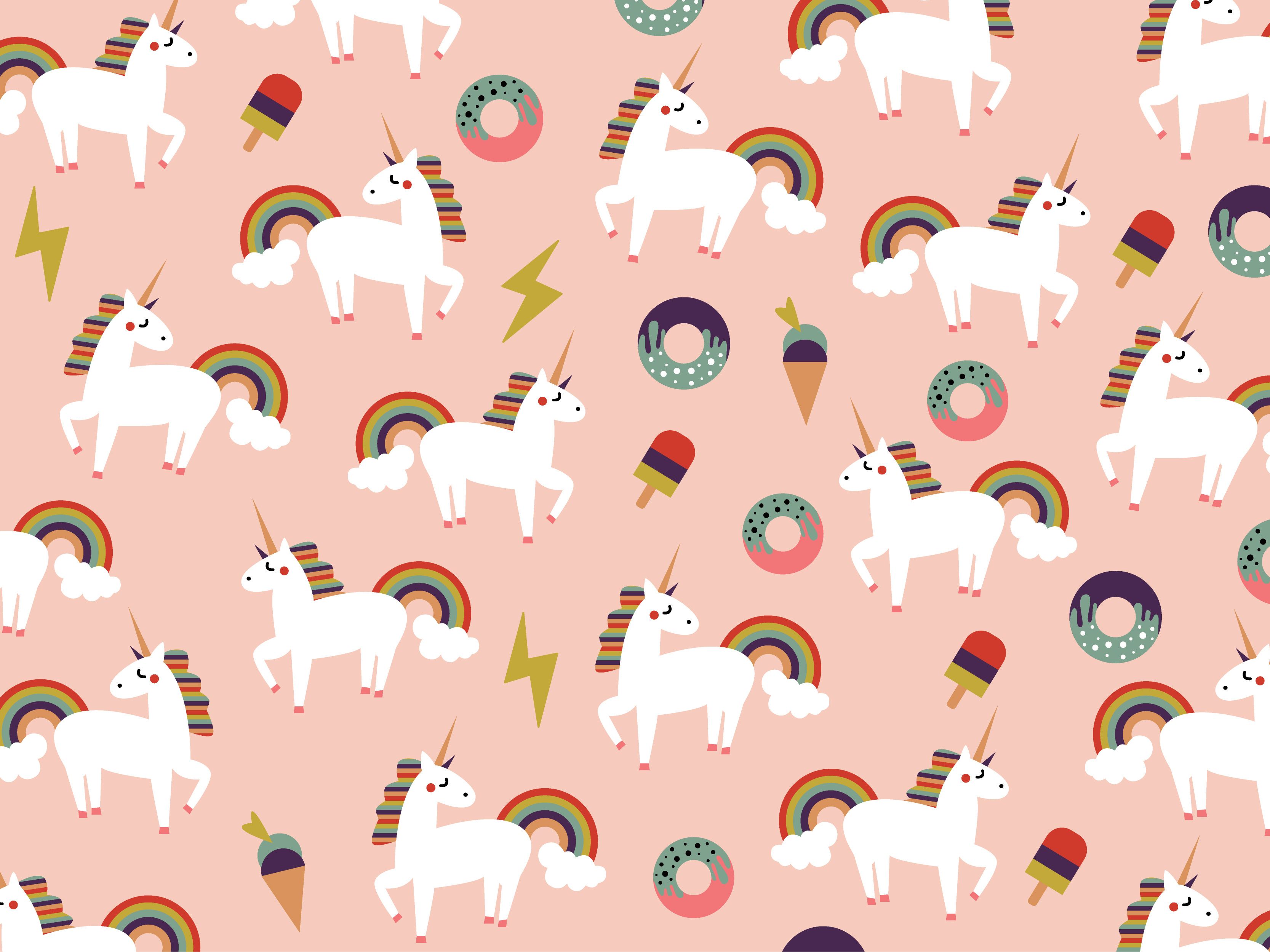 Unicorn Pattern Wallpaper Free Unicorn Pattern Background