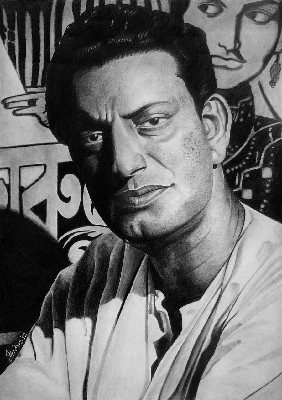 Satyajit Ray paintings