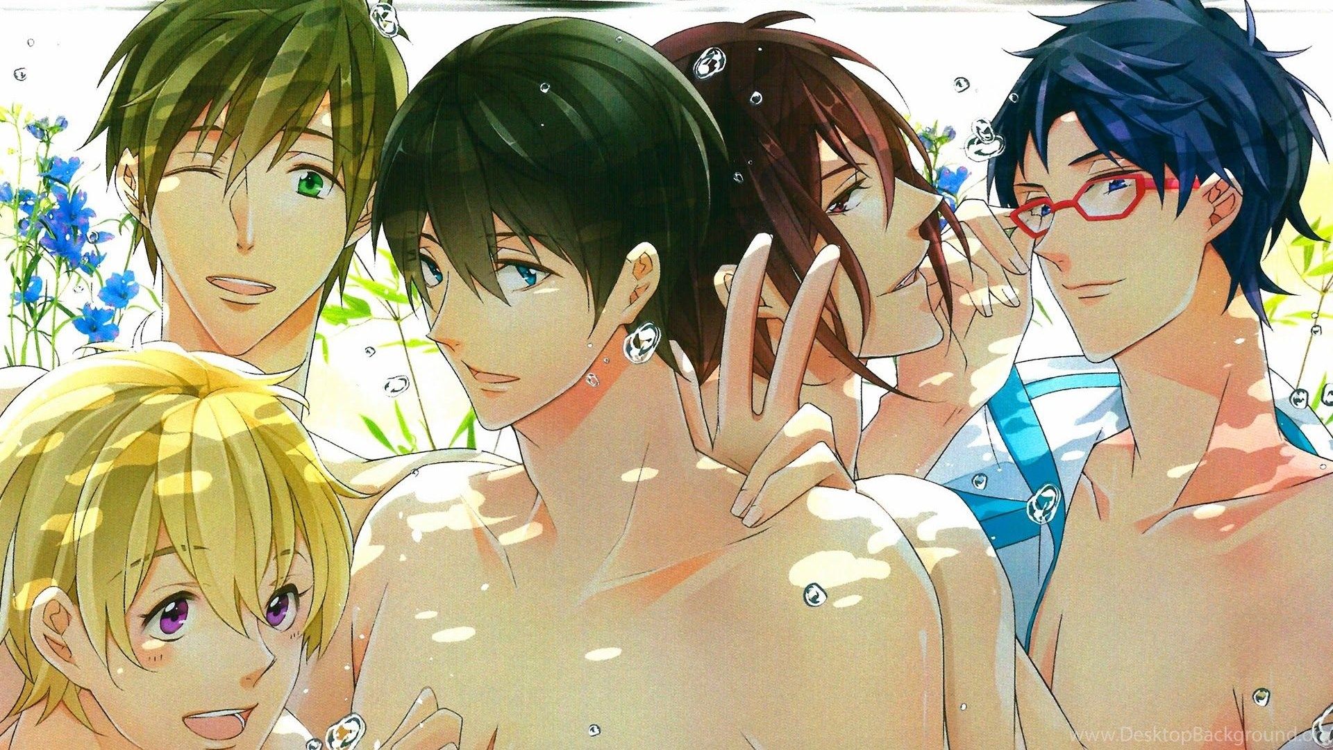 Free!.Iwatobi.Swim.Club.Anime.Haruka.Makoto.Nagisa.Rei.Rin.boys