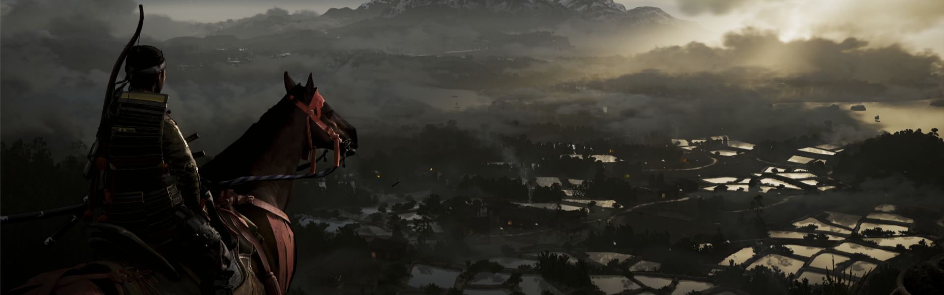 Screenshot Ghost of Tsushima banners for your profile