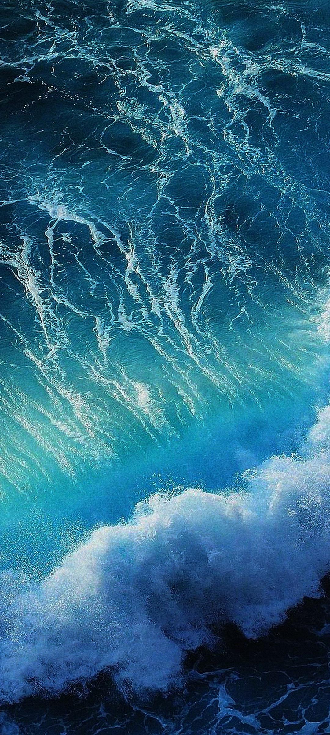 Wave ocean reno3 pro Wallpaper Download