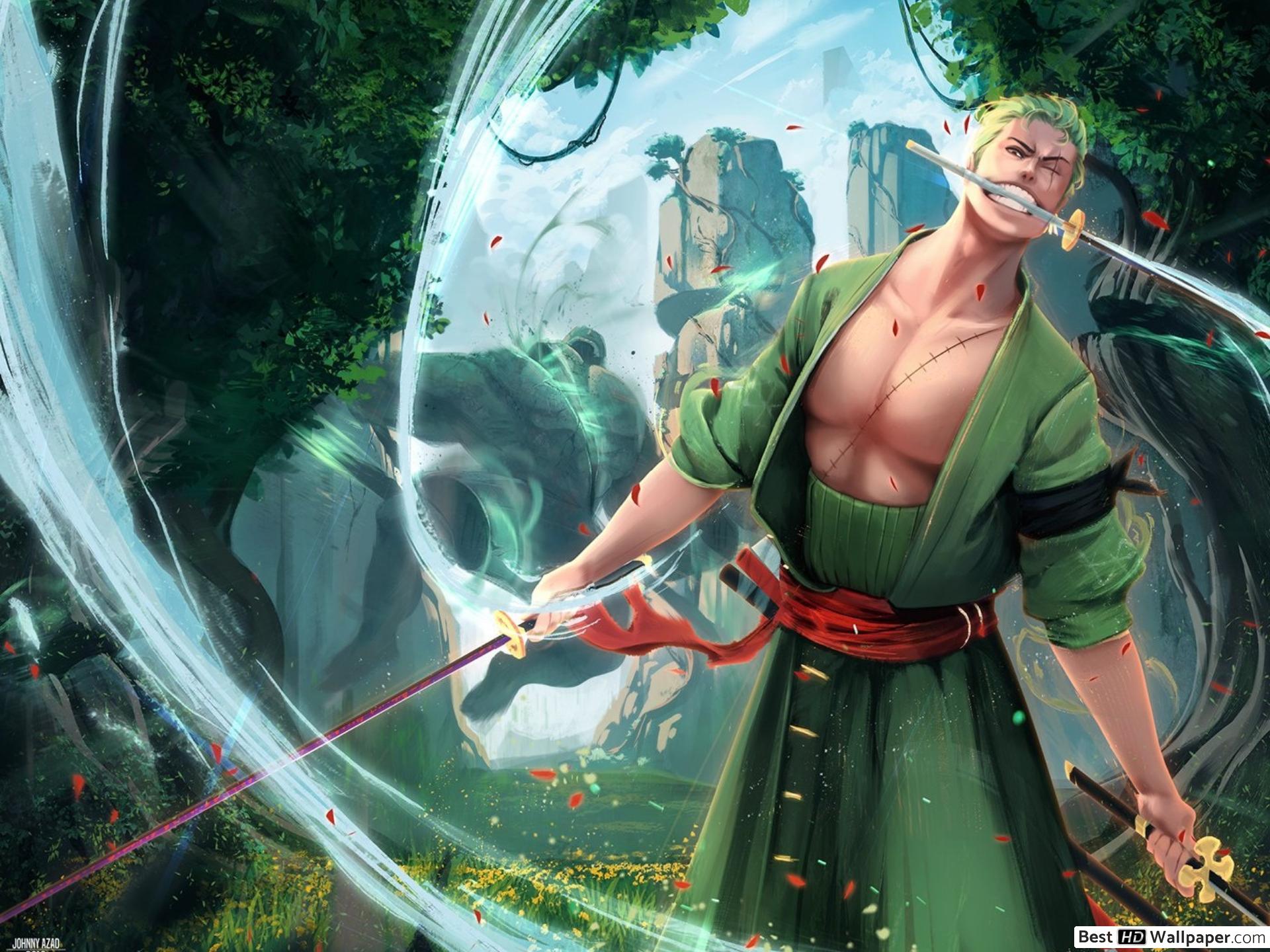 Roronoa Zoro Three Sword Style HD wallpaper download