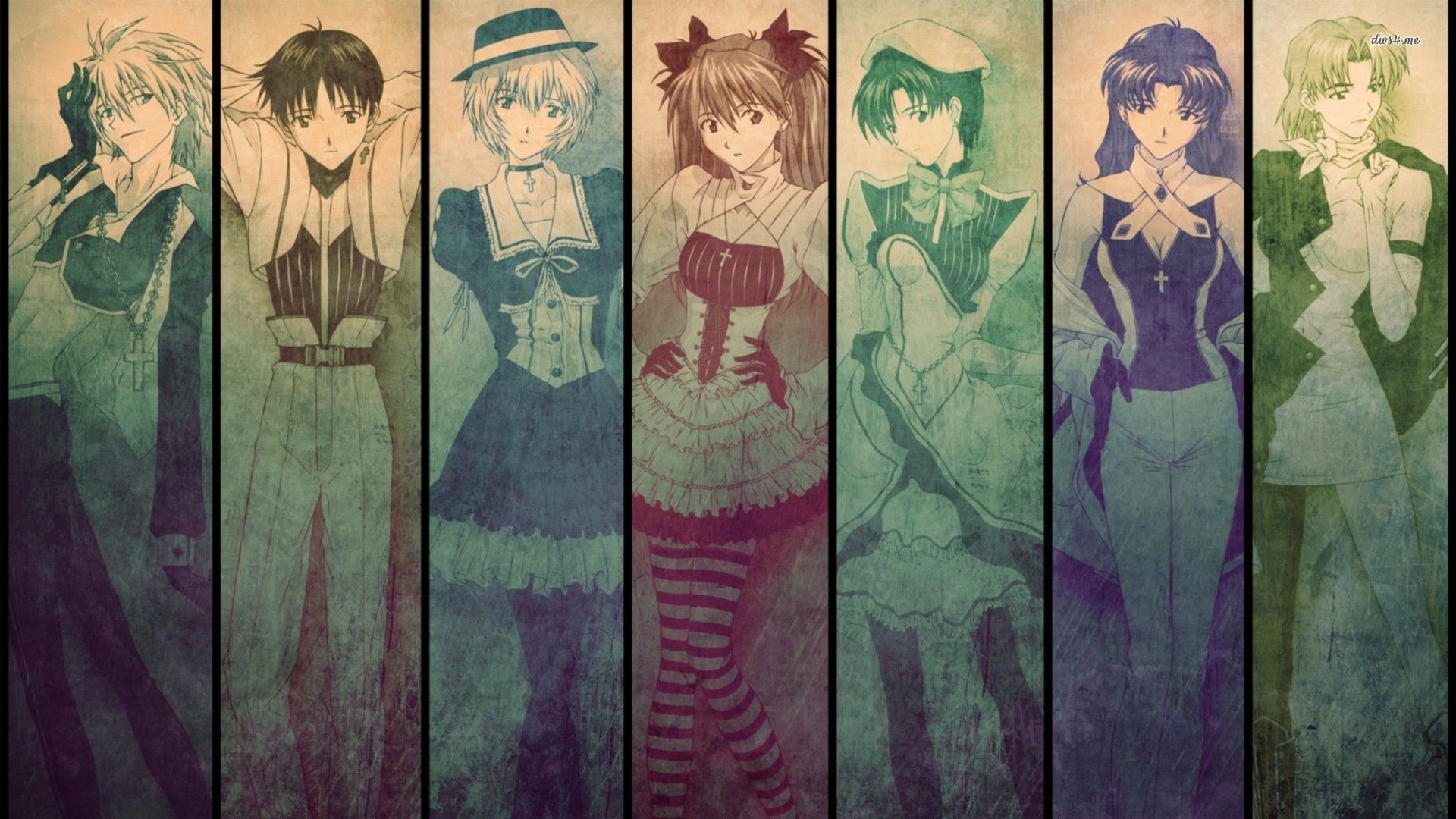 Neon Anime Genesis Evangelion Wallpaper HD High Definition Windows