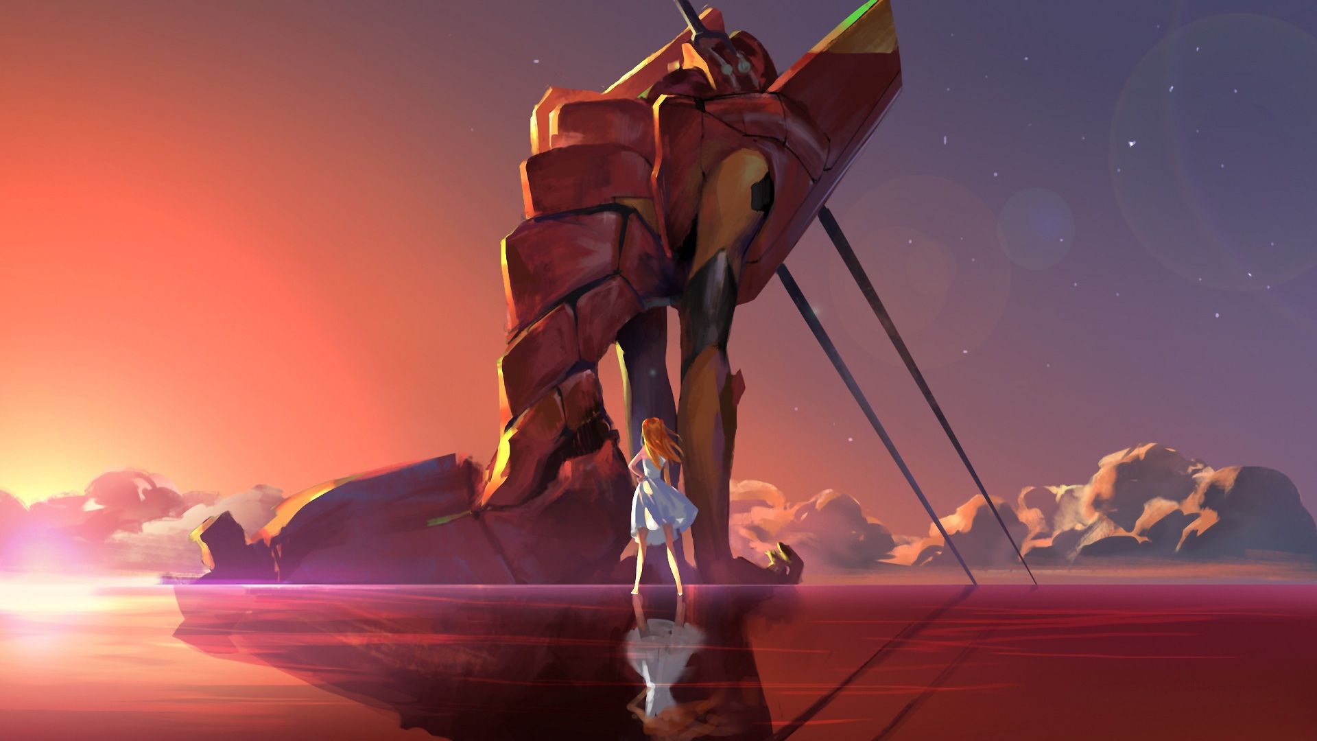 Neon Genesis Evangelion, HD Anime, 4k Wallpaper, Image