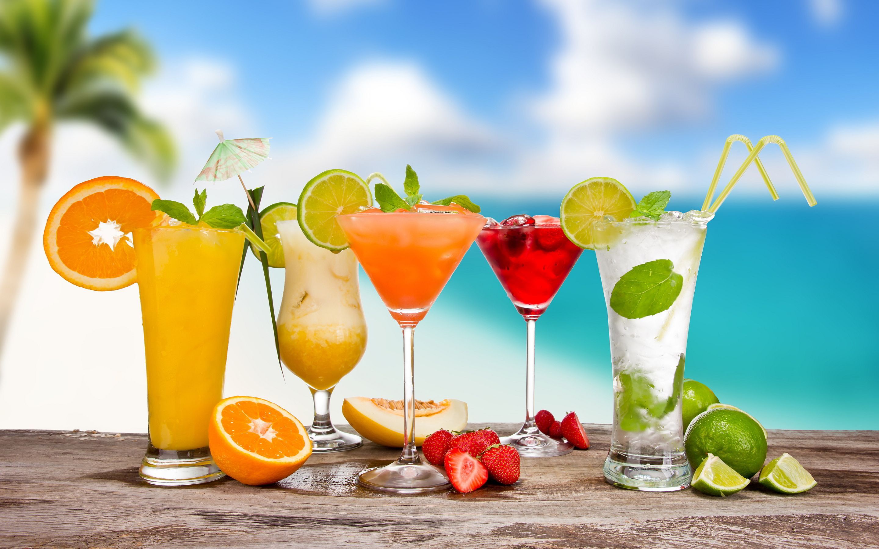 Summer Cocktail BBQ Party Background