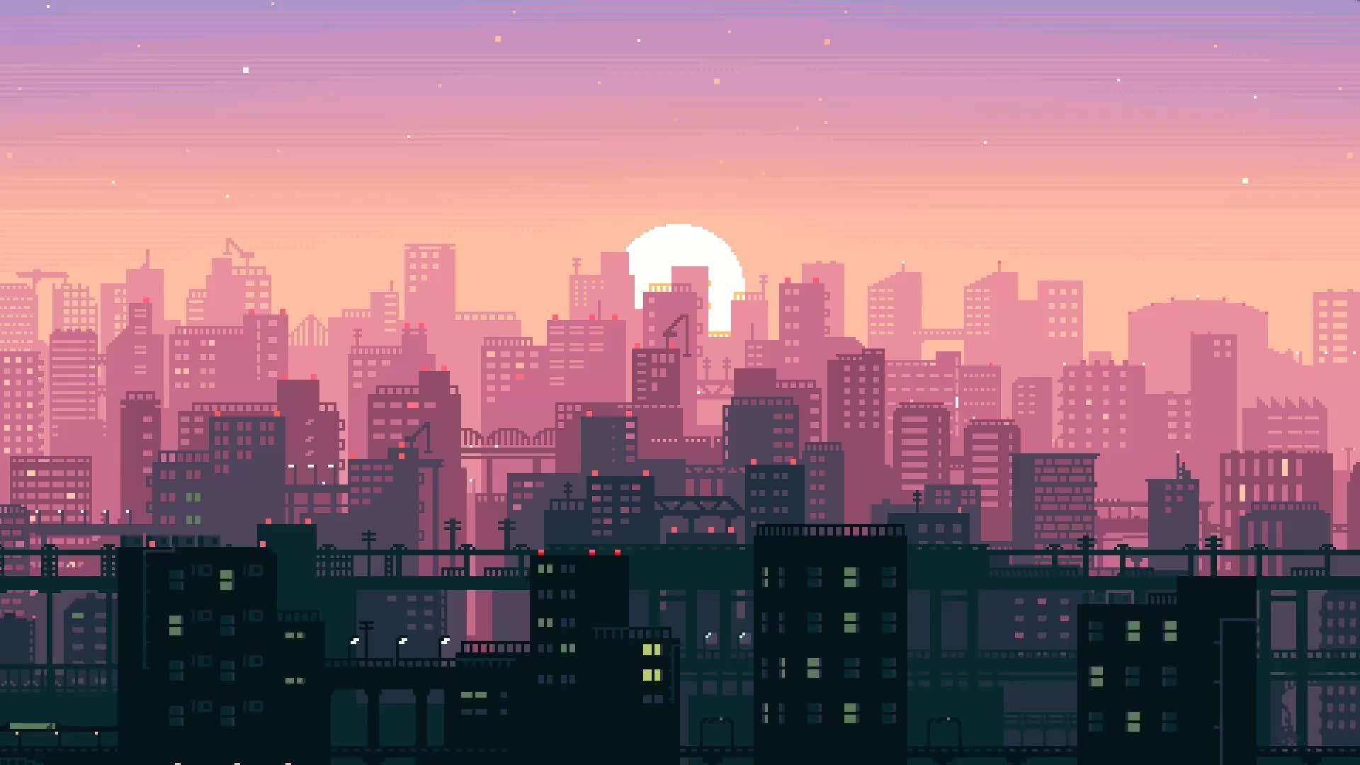100+] Aesthetic Anime City Wallpapers | Wallpapers.com