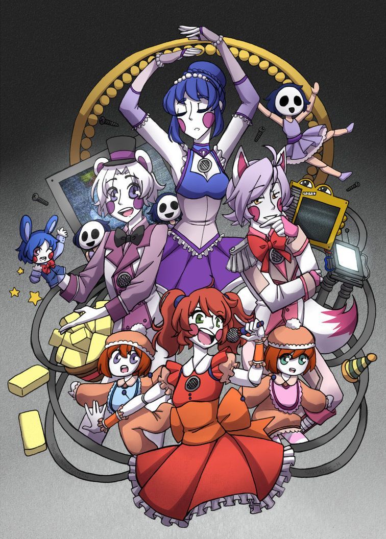 Fnaf anime human fans updated - Fnaf anime human fans