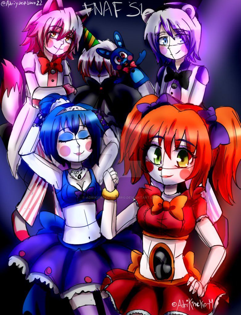 FNAFSL Fanart By AdriKoneko Mizuiro. Fnaf Dibujos, Imagenes De