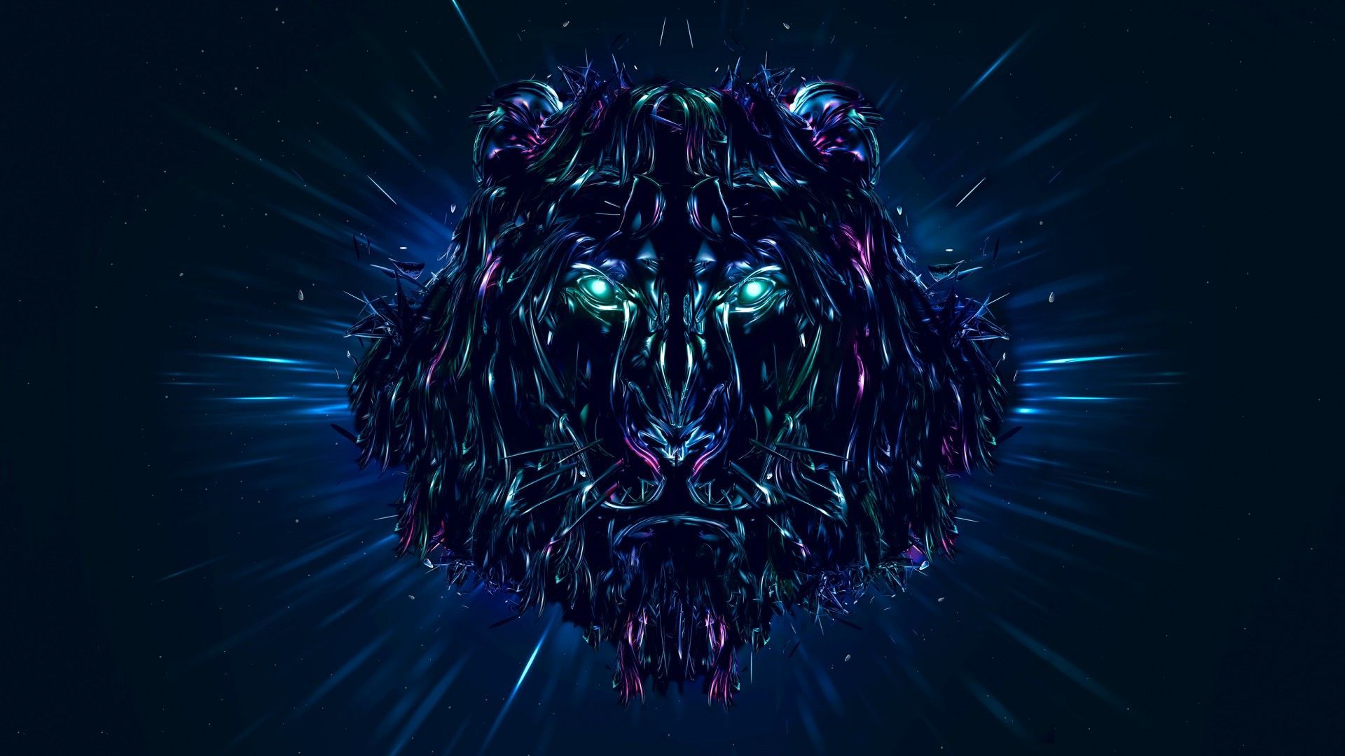 Blue Lion Wallpapers - Wallpaper Cave