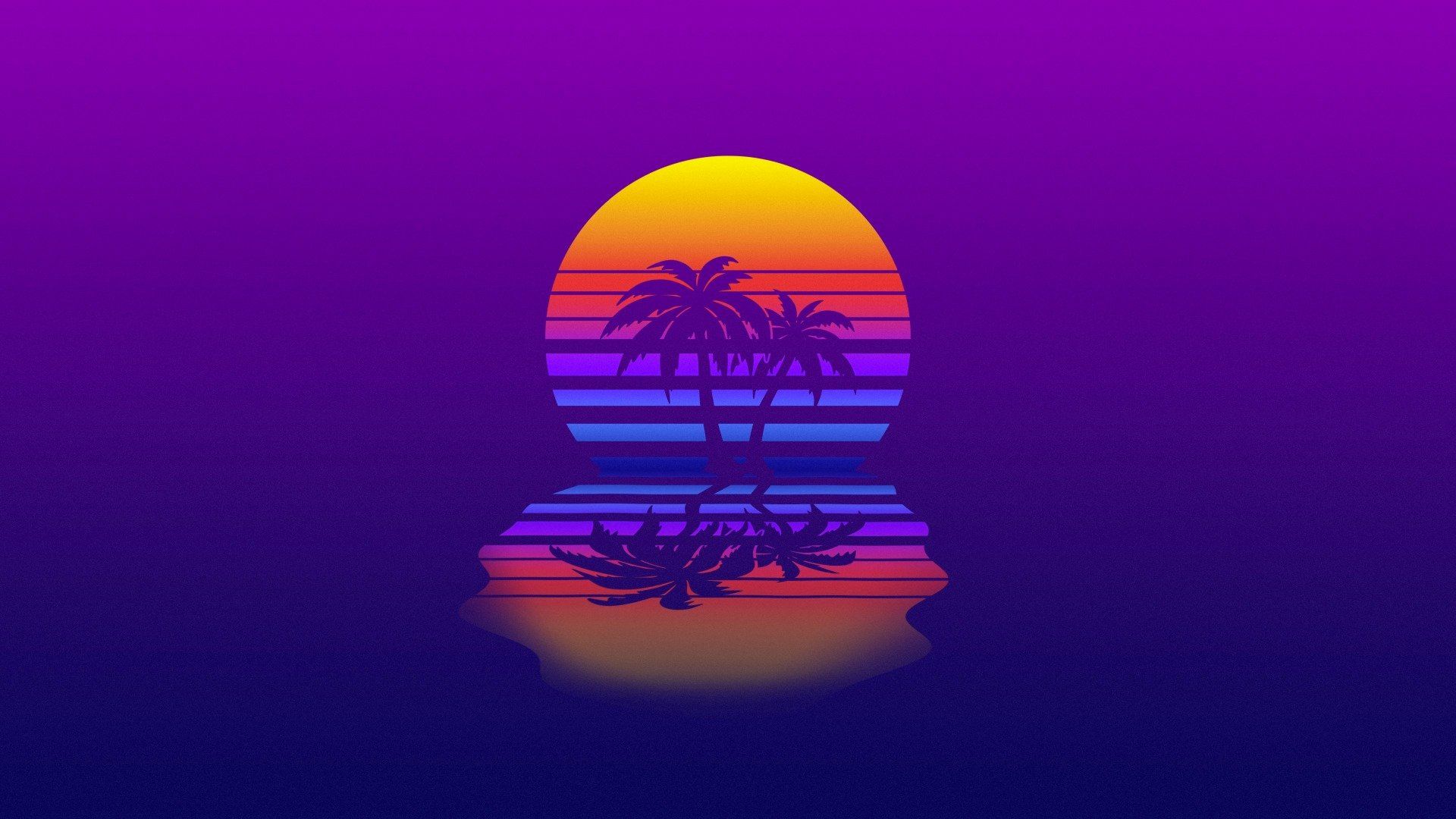 1920X1080 Retro Sunset Wallpapers - Wallpaper Cave