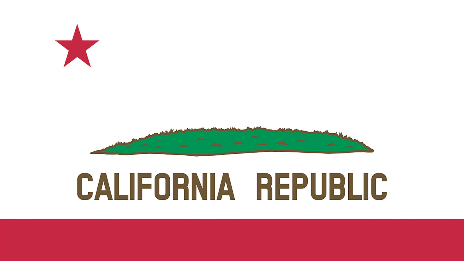 No Grizzly California Flag Crocodile