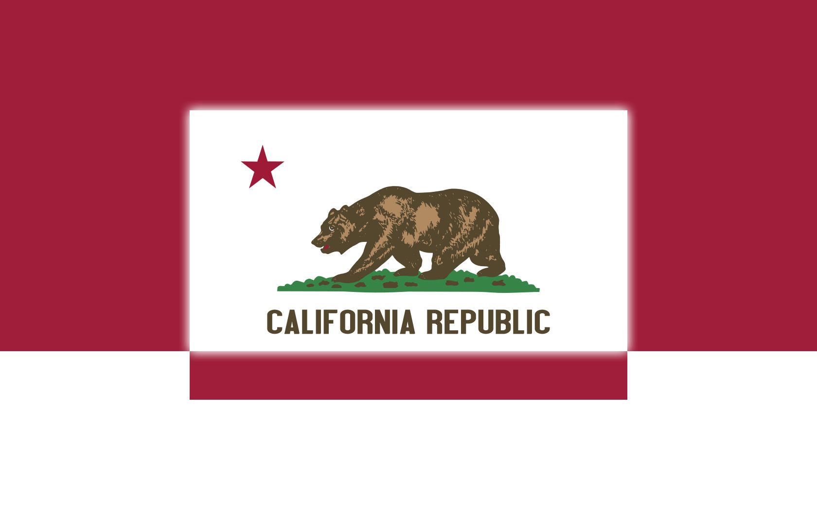 Free download Flag Californiaboredsomadeshitty Wallpaper 1680x1050