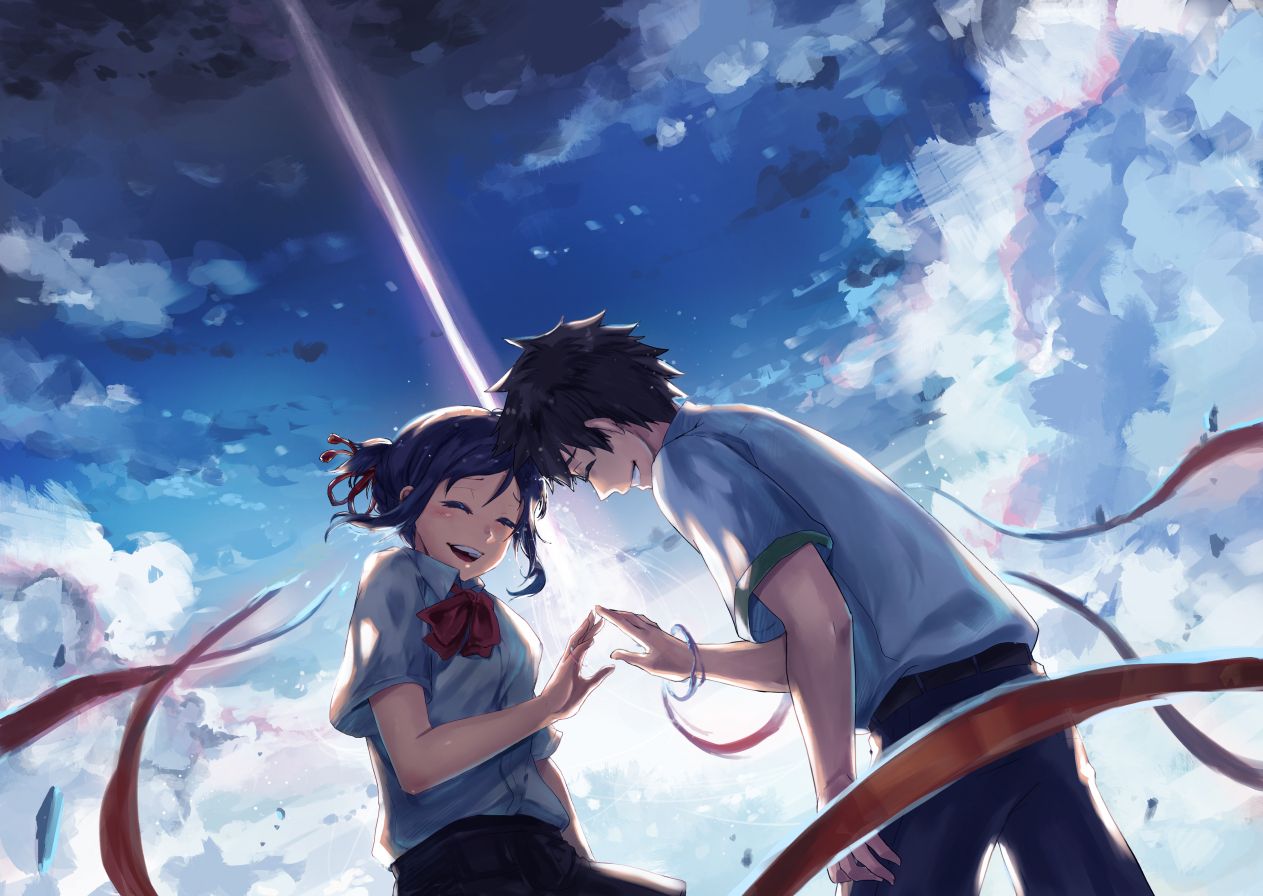 huamuan huamuan kimi no na wa male miyamizu mitsuha tachibana taki
