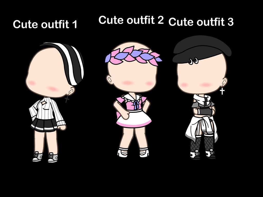 Cute Outfits!! (Please Give Credit). Gacha Life Amino