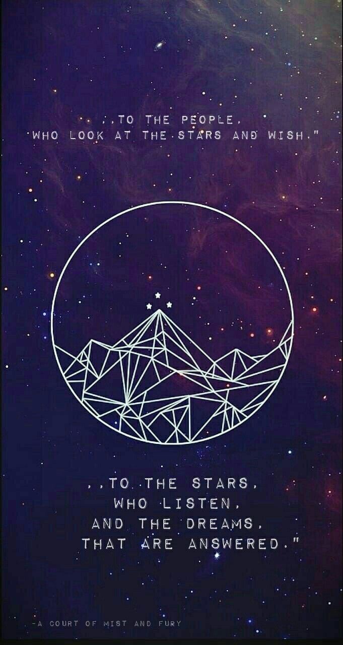 To the people. To the stars. ACOMAF Wallpaper. Book worms, A court of wings and ruin, Pretty wallpaper