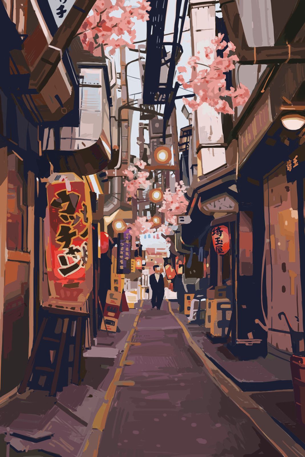 Street Anime Japan Wallpapers Wallpaper Cave