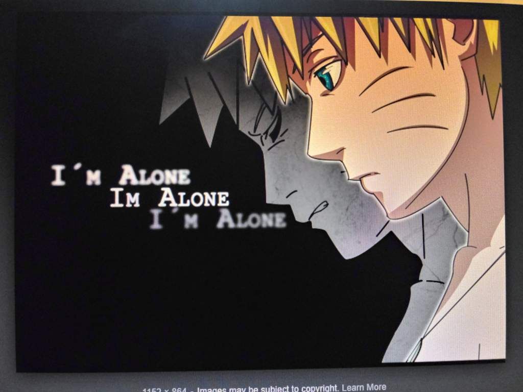Naruto Alone Wallpaper. Naruto, Rainbow picture, Im alone